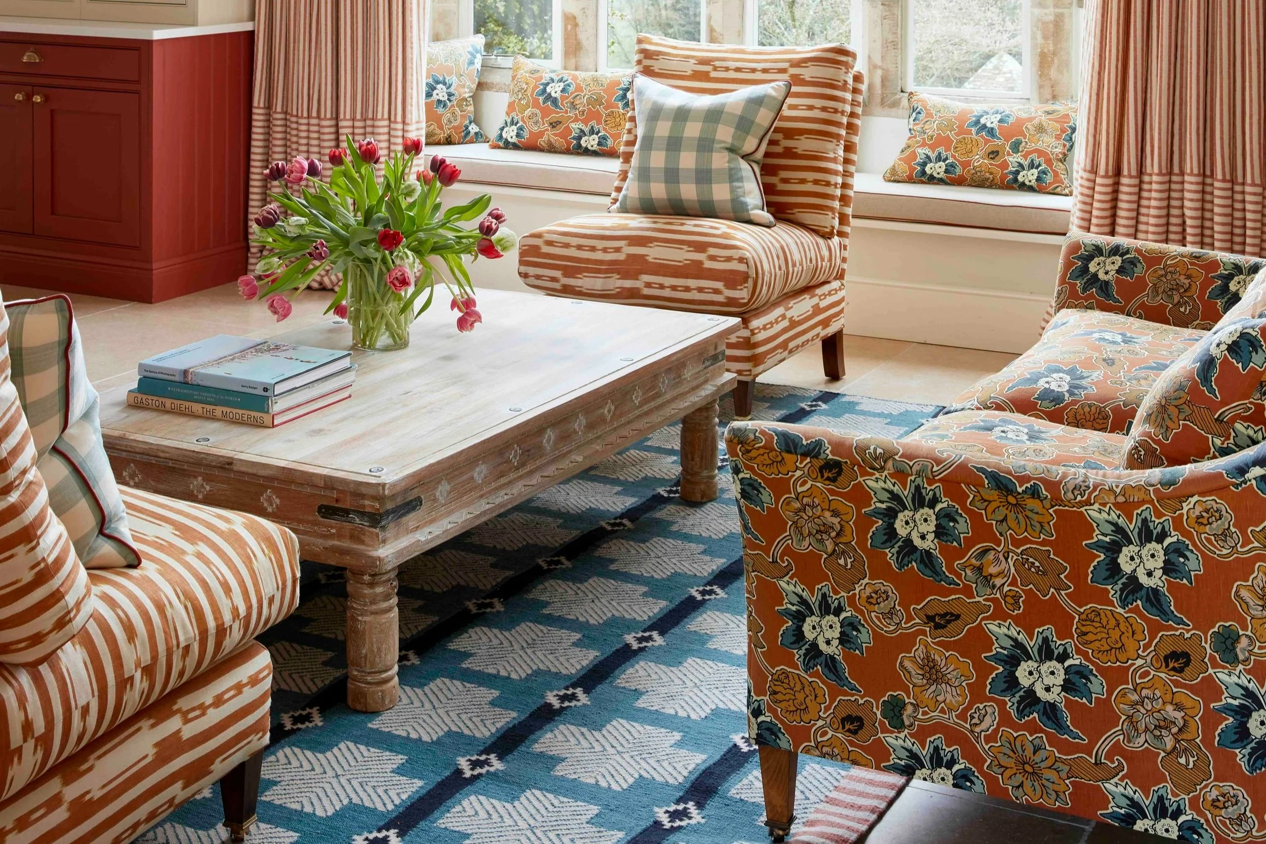 Hikira Blue Flatweave Rug