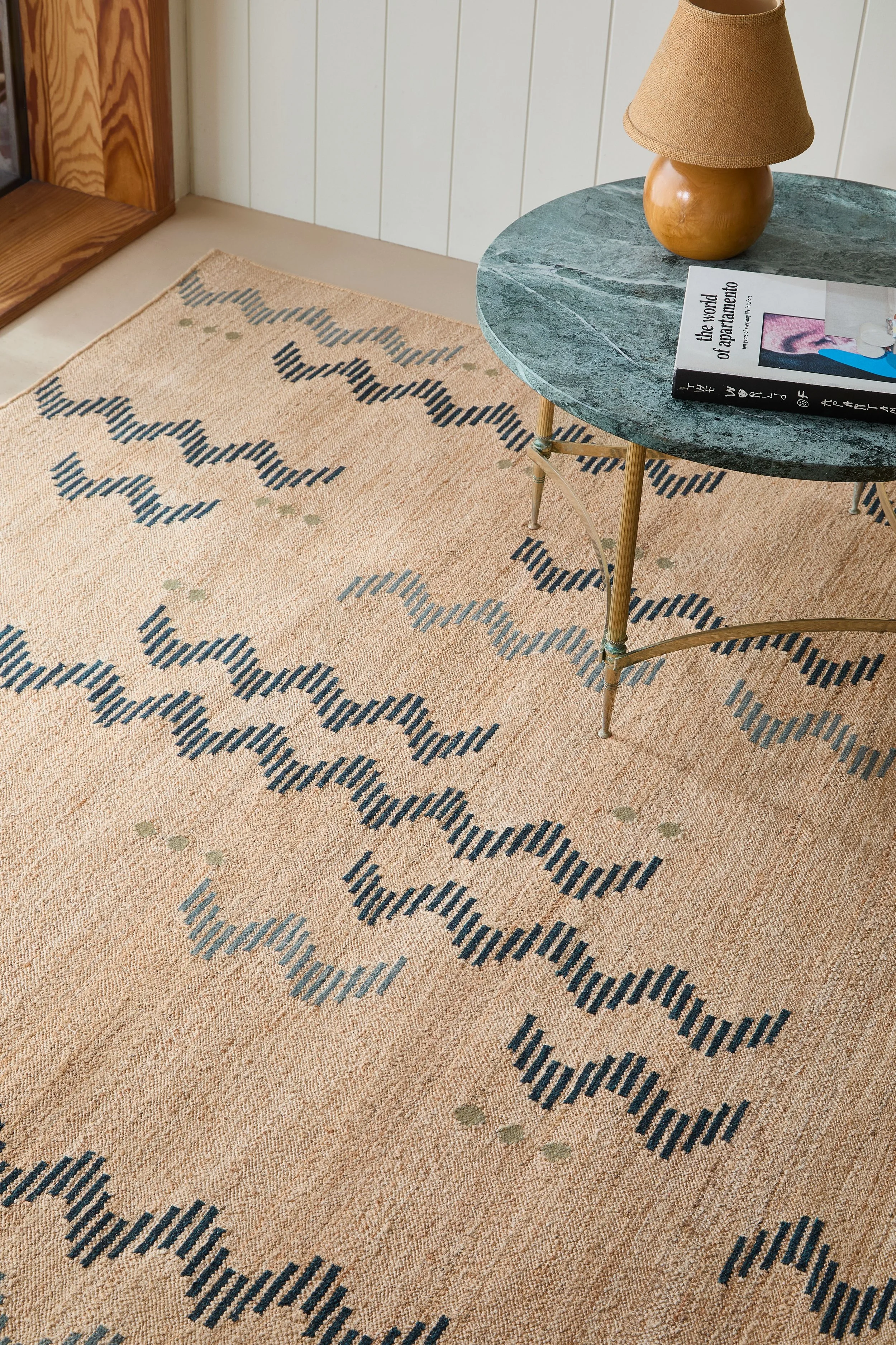 ECHO FLATWEAVE RUG - COVE (IN STOCK 185 X 275 CM)