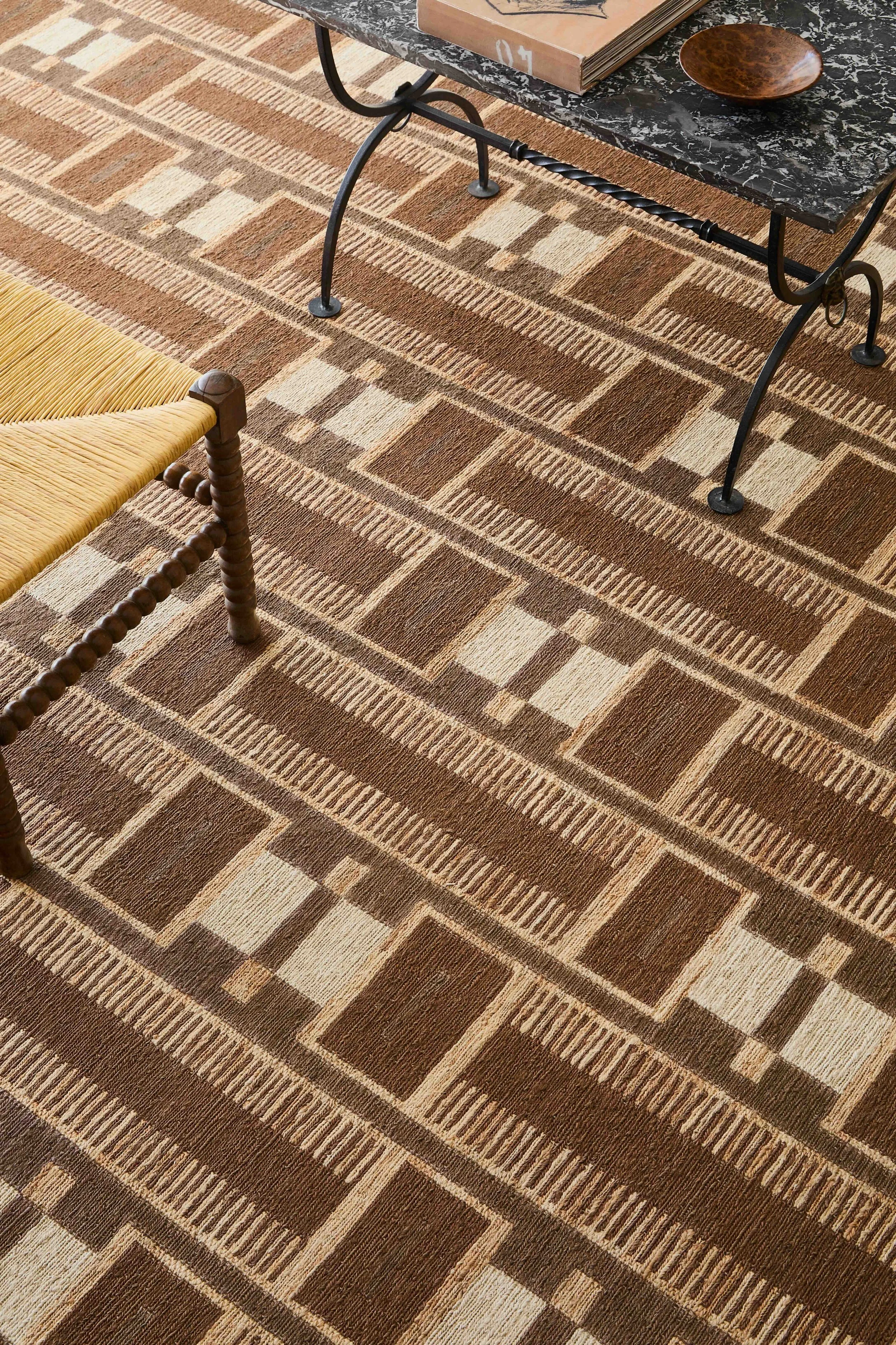 PILOTI JUTE Hand Knotted Rug