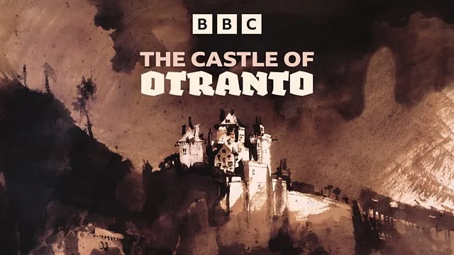 BBC Sounds image of a hand-paintted castle for the production of for The Castle of Otranto