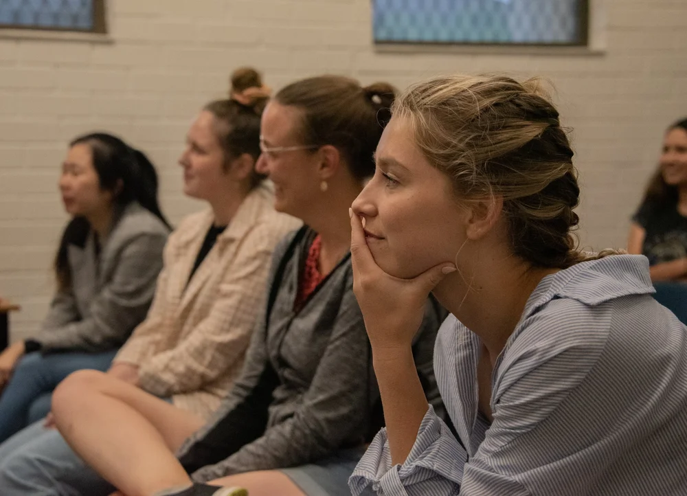 Emelyne and audience