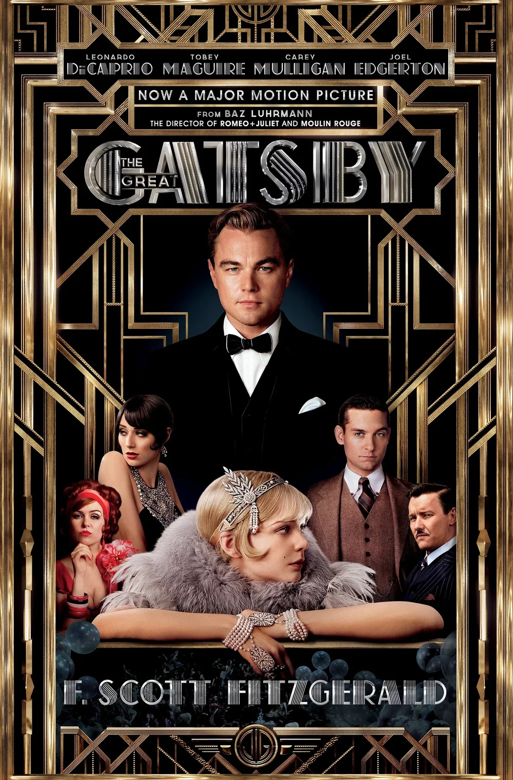 The Great Gatsby film artwork, a Barrett Casting production featured in Natalie Wall's Sydney audition and casting workshop