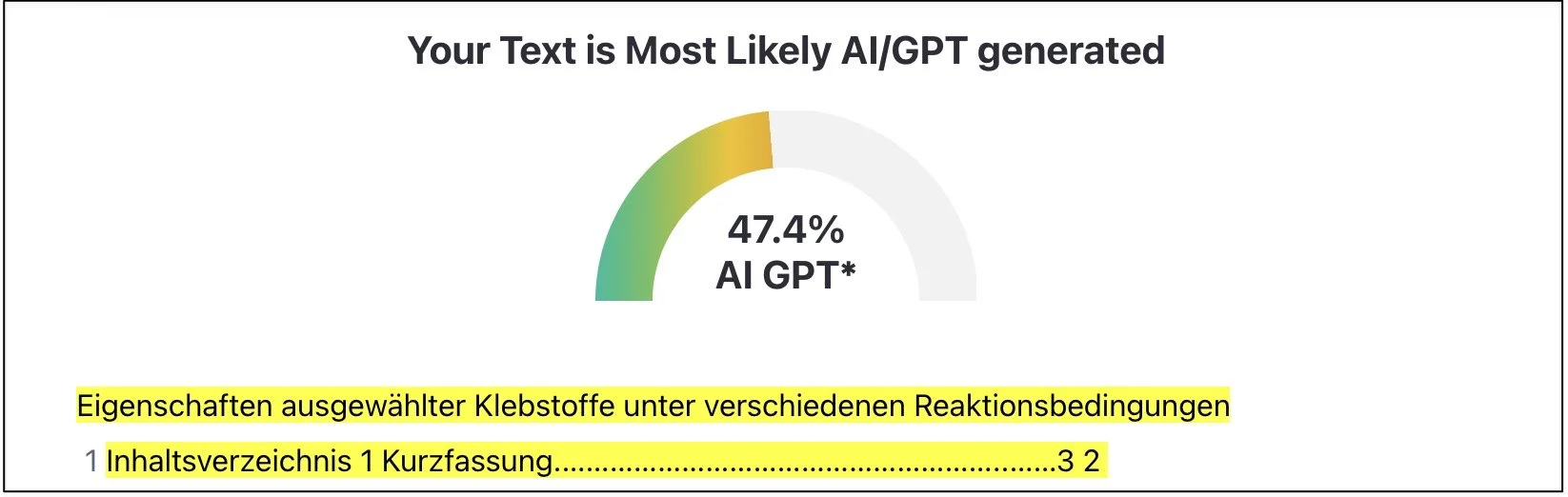 KI-Detektor-Test Lehrkräfte