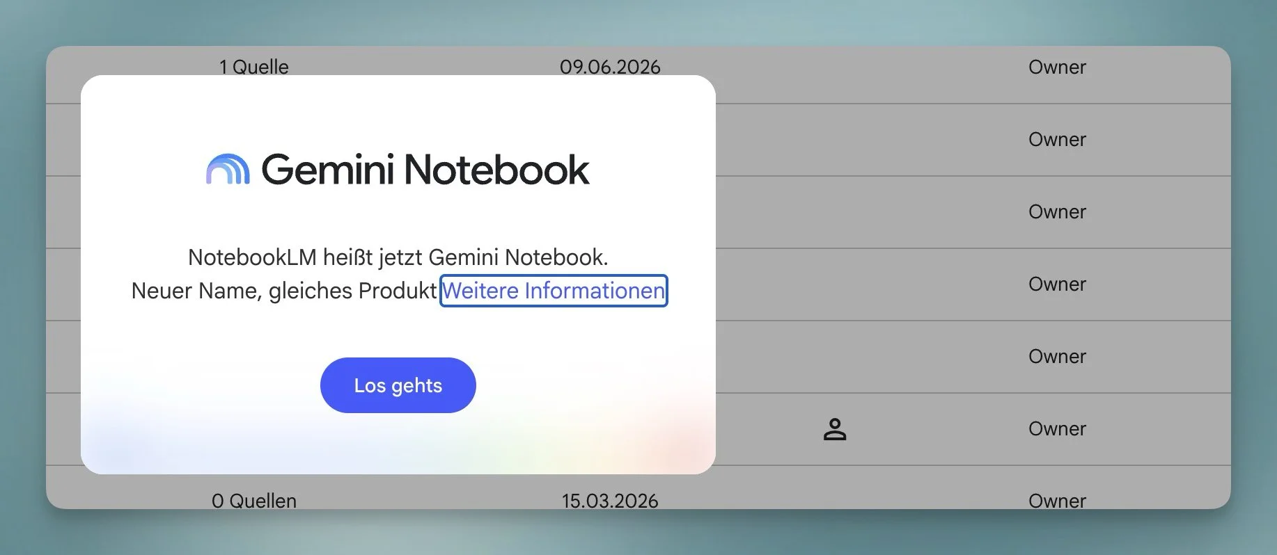 Gemini: zwei Modelle und ein neuer Name für NotebookLM