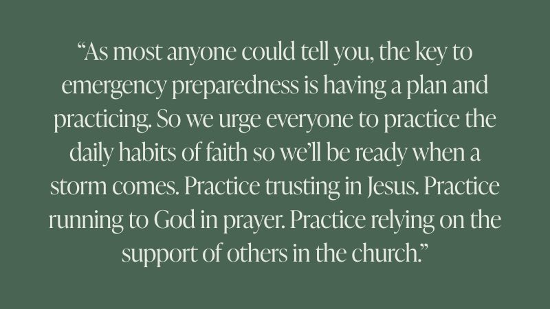 Having a Plan and Practicing