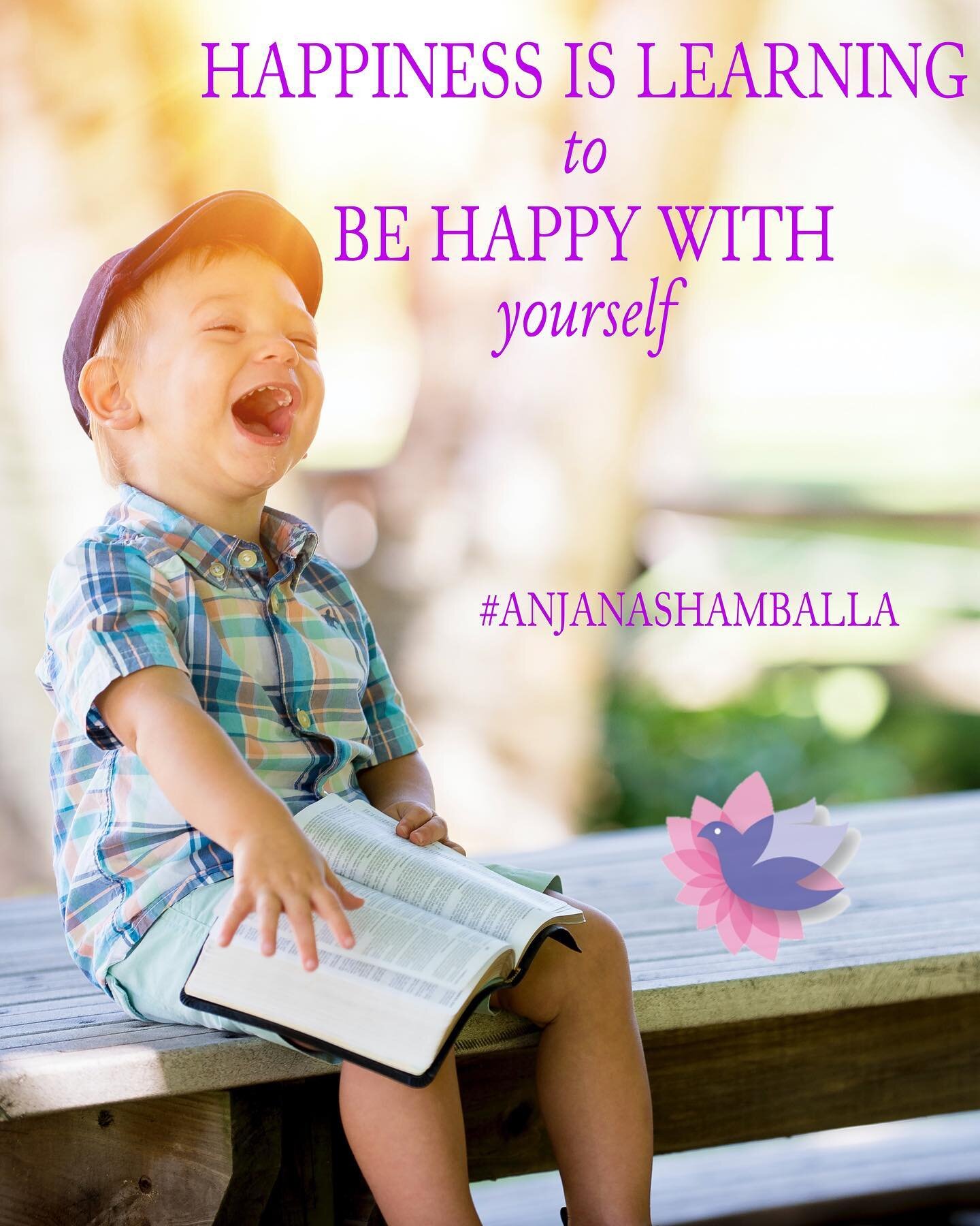 Let&rsquo;s be happy with ourselves - That&rsquo;s Happiness 
.

#giving #givingandsharing #gratefulandblessed #positivevibes #holisticlifestyle #holisticliving #healingenergies #instalike #dailymotivation #daily #angeltherapy #energyhealing #soulthe