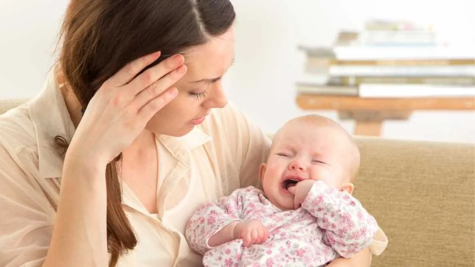 My baby won’t poop when I’m angry or upset!