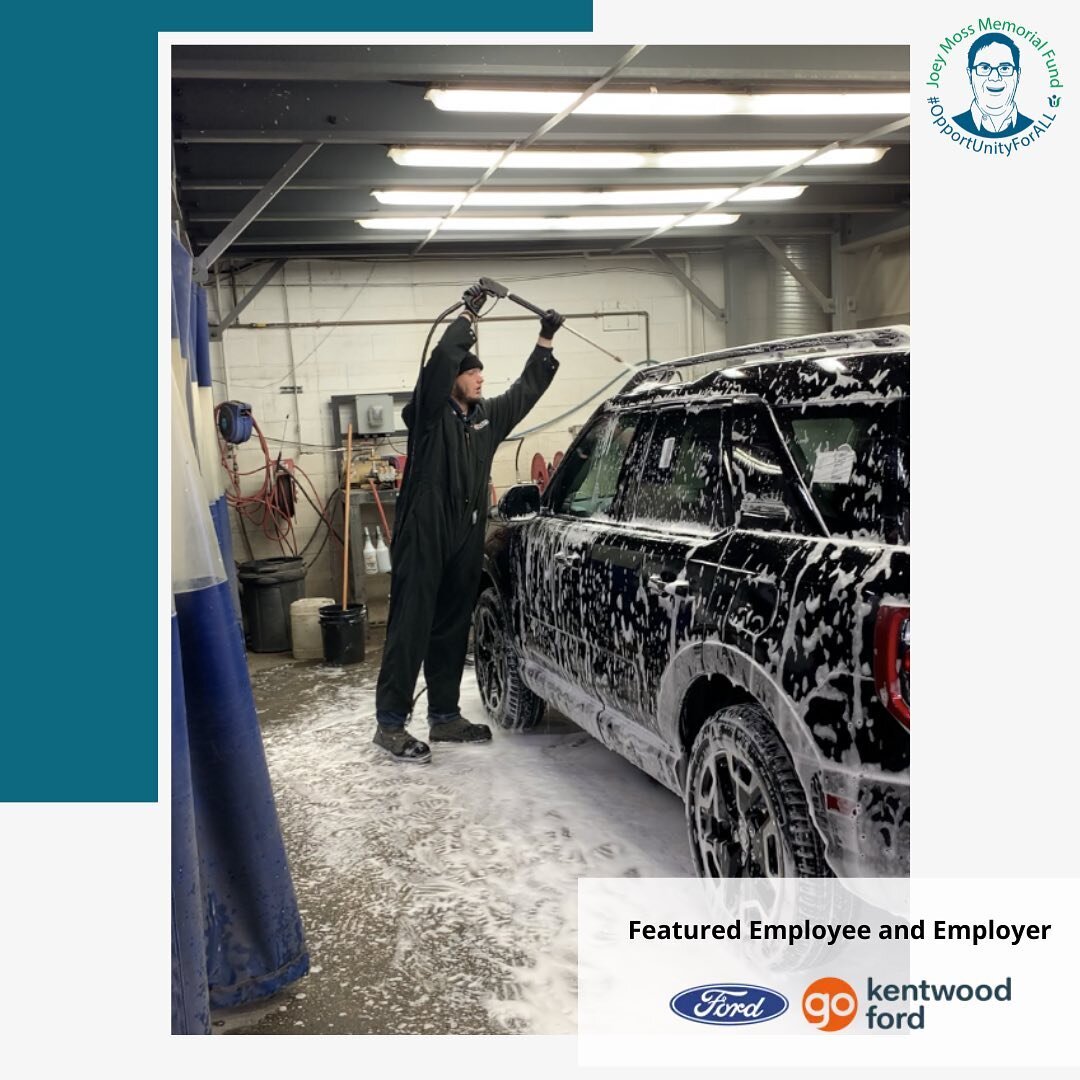 Meet our intern Cainen! He started his internship with @kentwoodford a few weeks ago and is learning all aspects of detailing vehicles. He has been welcomed by the team at Kentwood Ford and has learned the necessary practical skills with auto detaili