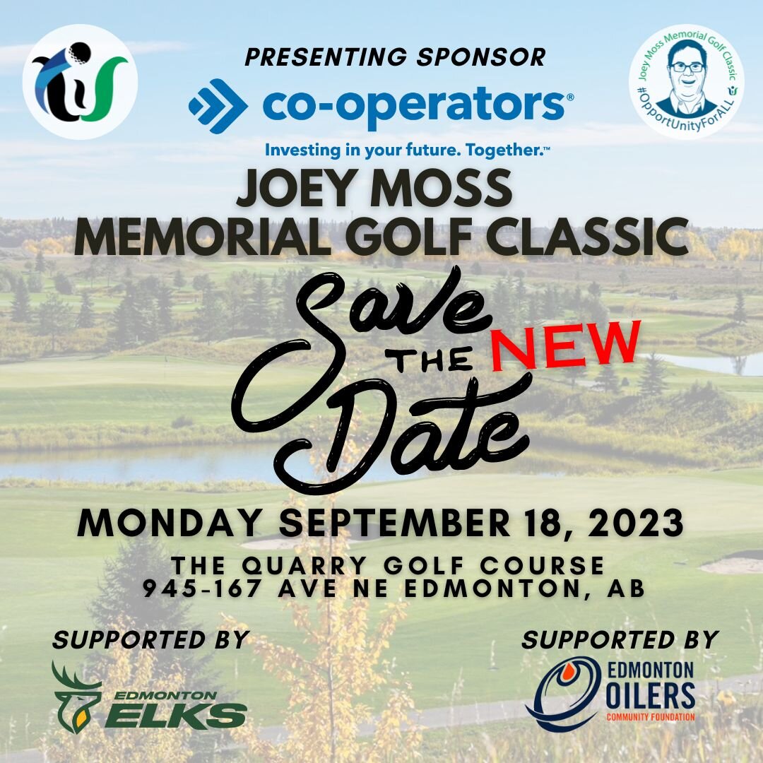 New date, same golf course! 
The date for the Joey Moss Memorial Golf Classic, sponsored by @@co_operators  and supported by the @oil_foundation &amp; @goelks  has been changed to Monday, September 18th. Taking place at The Quarry Golf Course, a pict