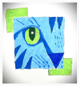Intro to Drawing: Abstract Cat