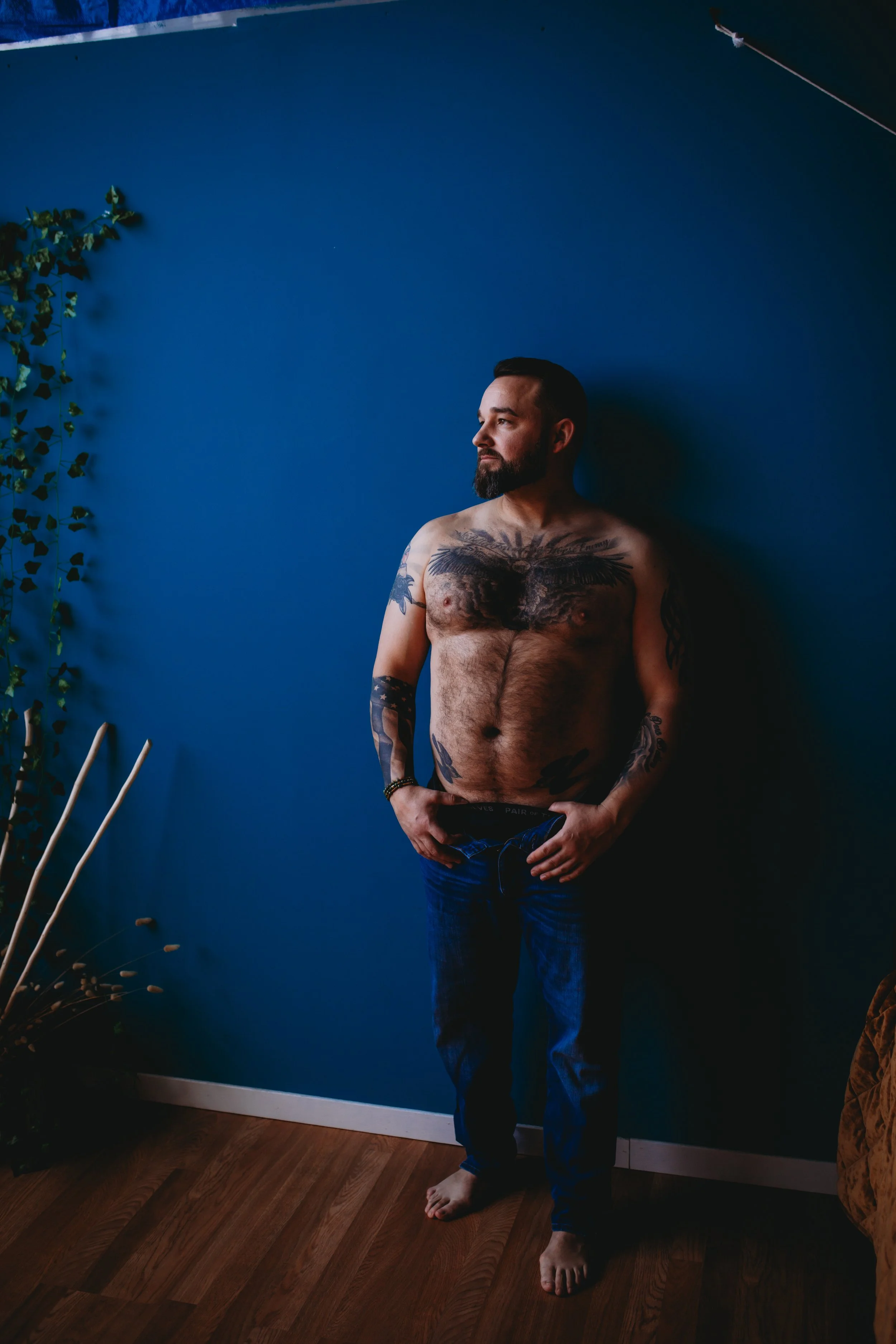 Male Boudoir Session Dudoir 