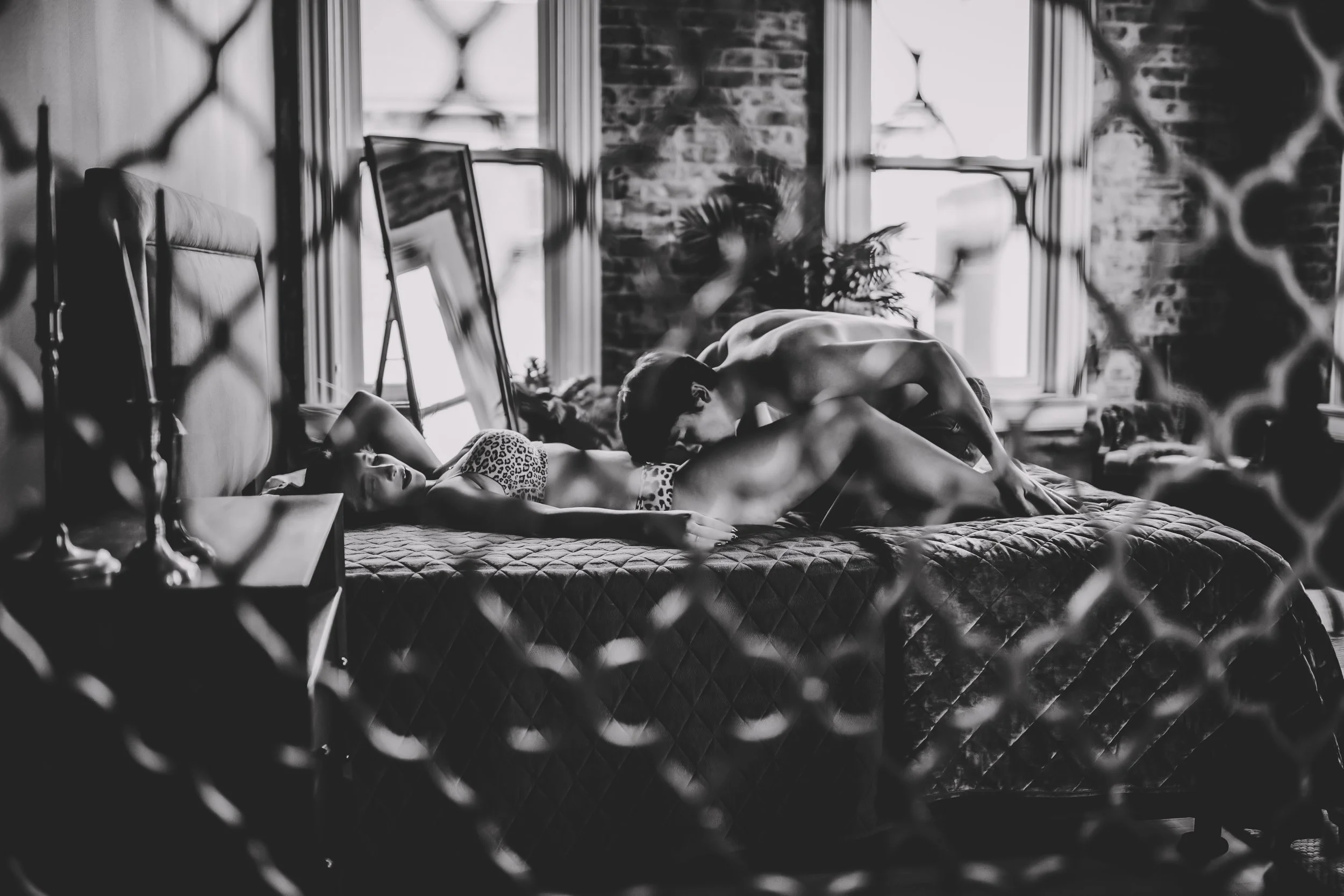 Couples Cincinnati Boudoir Session