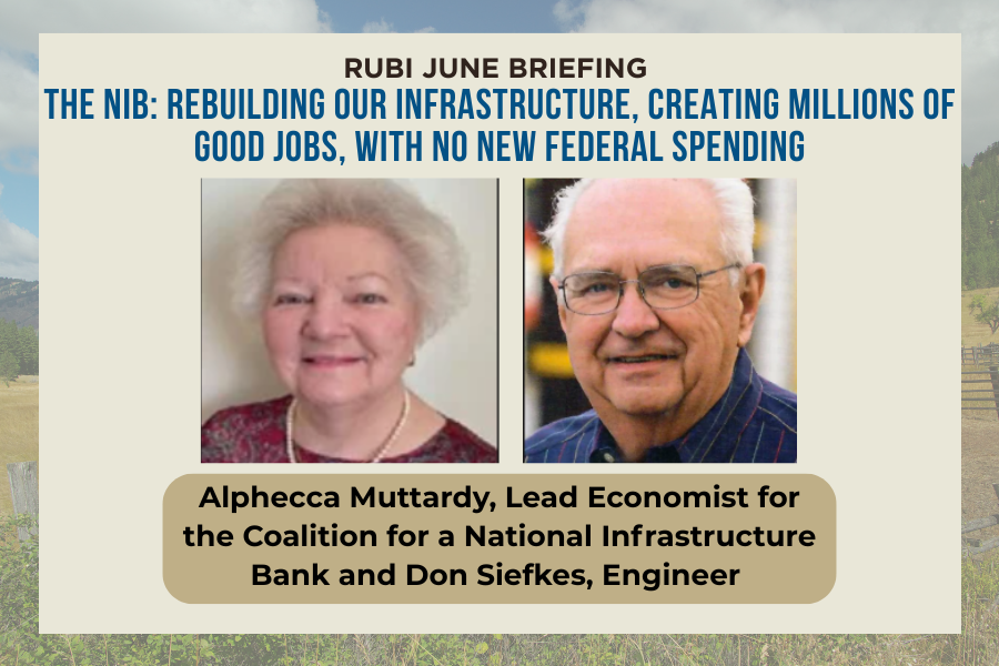 Learn more about the National Infrastructure Bank, a bill to Rebuild our Nation without new Federal Spending 