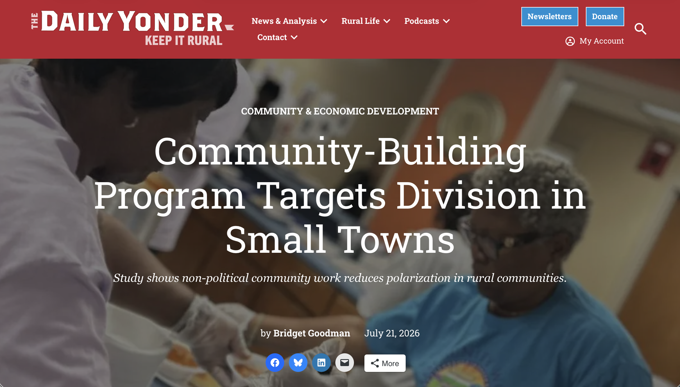 Community Works in the Daily Yonder