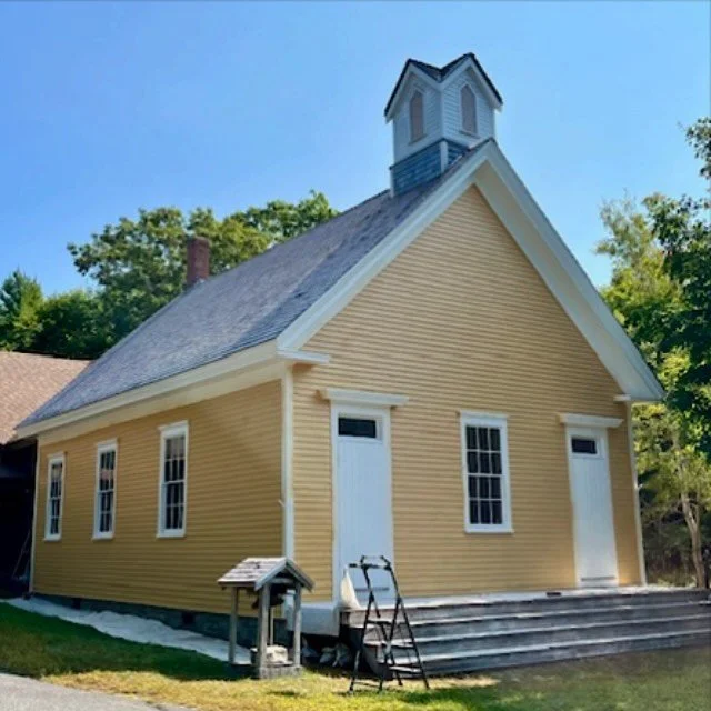 The Schoolhouse Receives a Facelift Thanks to Generous Donor -  The 1892 Sound Schoolhouse practically glows after a beautiful new paint job completed by Andrew Beitler and his team of painters. This historic building was showing wear and tear from w