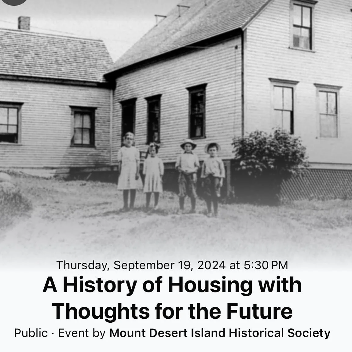 Affordable and available housing has reached a crisis on MDI and difficult conversations are taking place in every community about possible solutions. How did we get here? 

Join us on September 19th at 5:30pm at the Northeast Harbor Library for &ldq