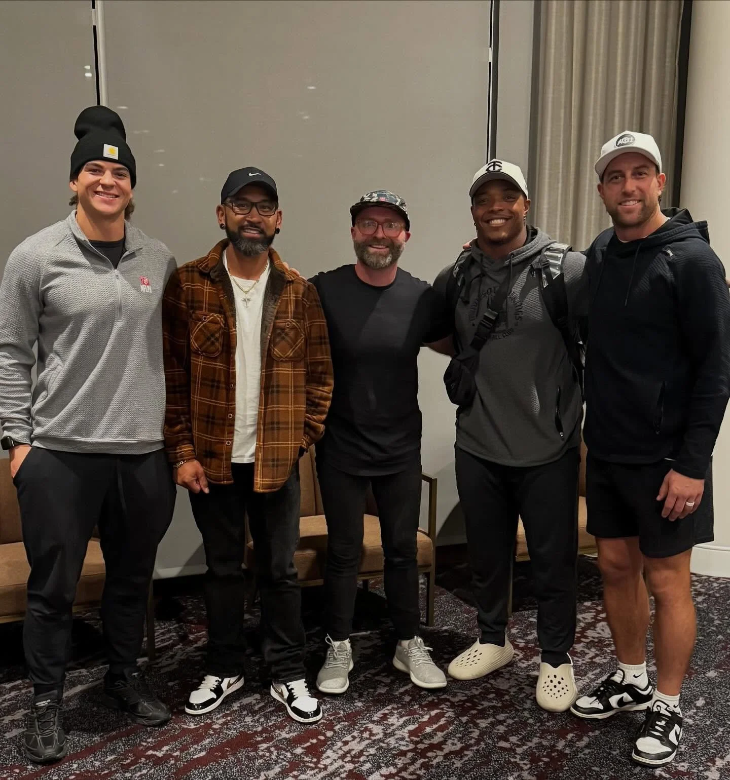 Love seeing these guys pursue Jesus. 🙏🏻

Great athletes, even better men.

It&rsquo;s always an honor getting to be with the @vikings! 🏈 

Note: Something I&rsquo;m seeing at church (and NFL chapel services) is more &amp; more men are showing up! 