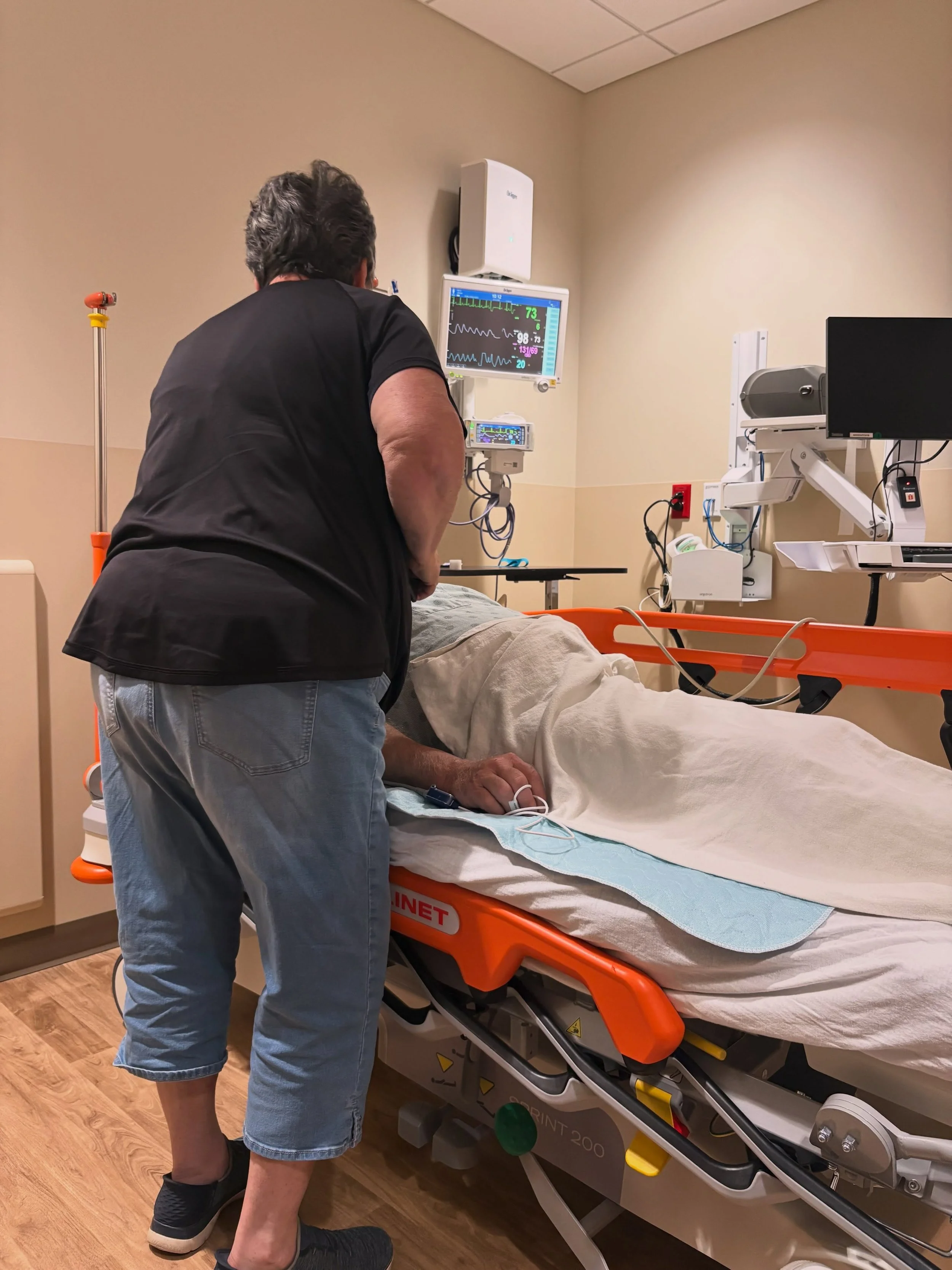 My dad had a procedure today. All turned out well.

I love watching these 2 love each other. ❤️

I&rsquo;ve had a front row seat my entire life. 🙏🏻

&ldquo;to have and to hold, 
from this day forward,
for better for worse,
in sickness and in health