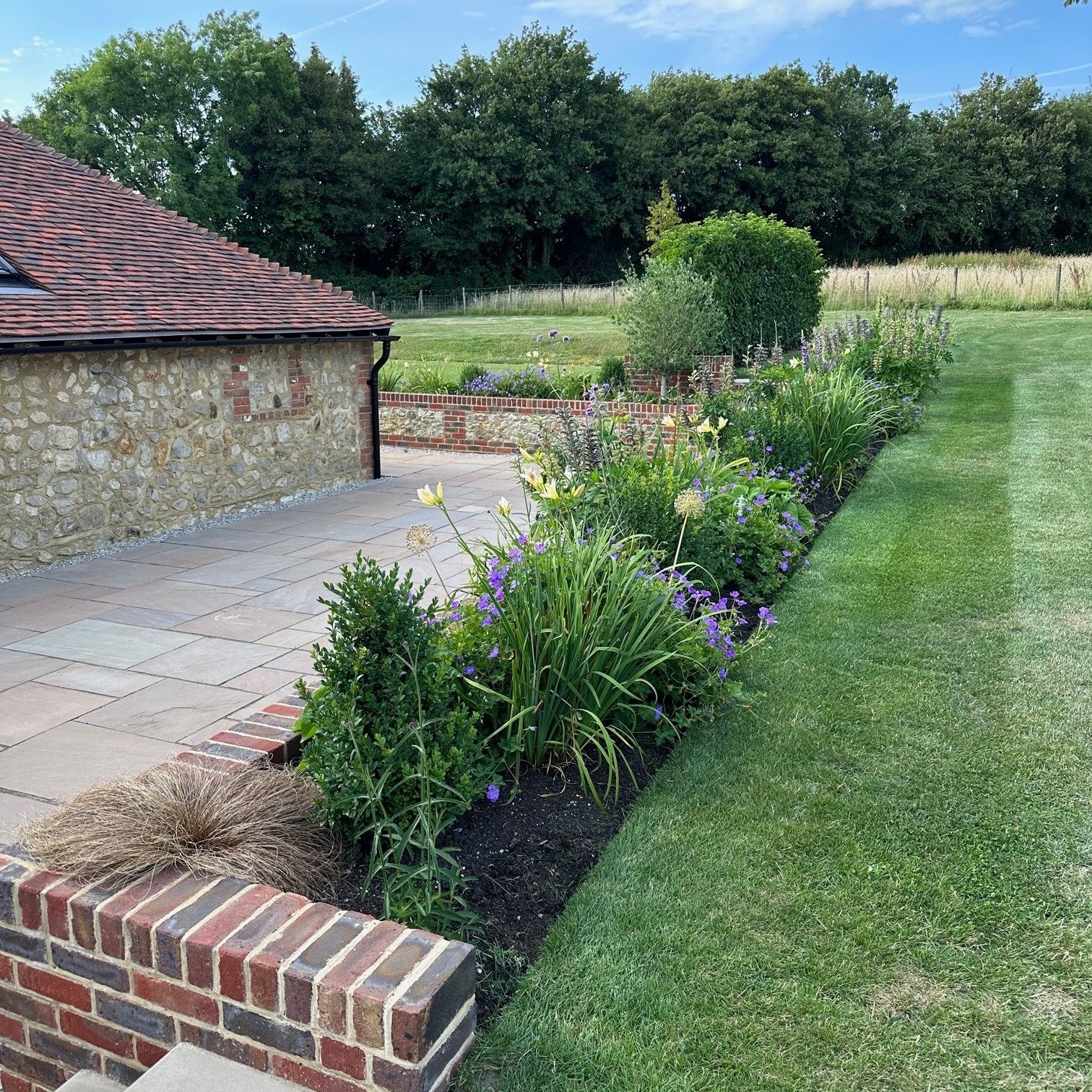 Today is #nationalgardeningday and thought what a great time to show you how the garden has progressed since we purchased and moved into Elvey Farm at the end of 2019. From major landscaping to planting new trees and hedges, to creating a wildflower 
