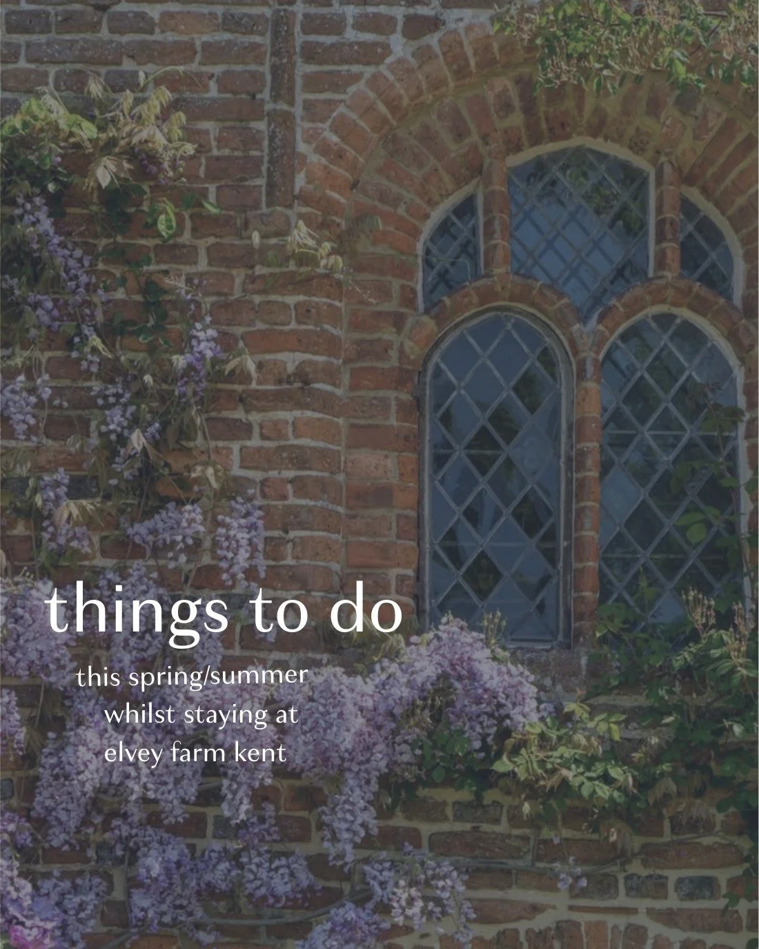 Summer in Kent looks like vineyard afternoons, steam train rides, castle gardens and long countryside evenings 🌿✨

Staying at Elvey Farm Kent this June &amp; July? Here are a few dreamy days out nearby 💙

🎨 Pilgrims way artists Art Show at Tithe B