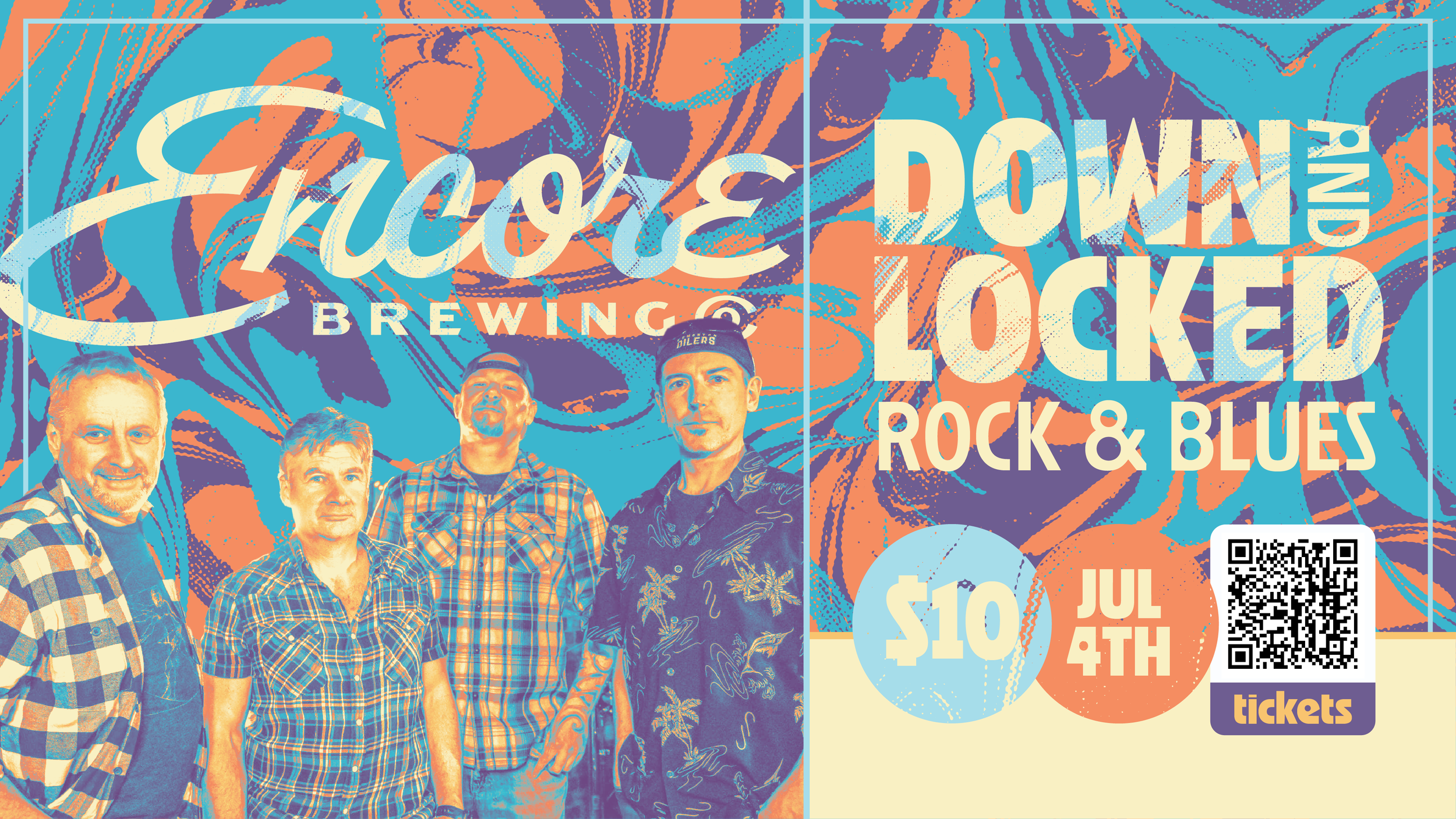 DOWN & LOCKED LIVE AT ENCORE BREWING CO.
