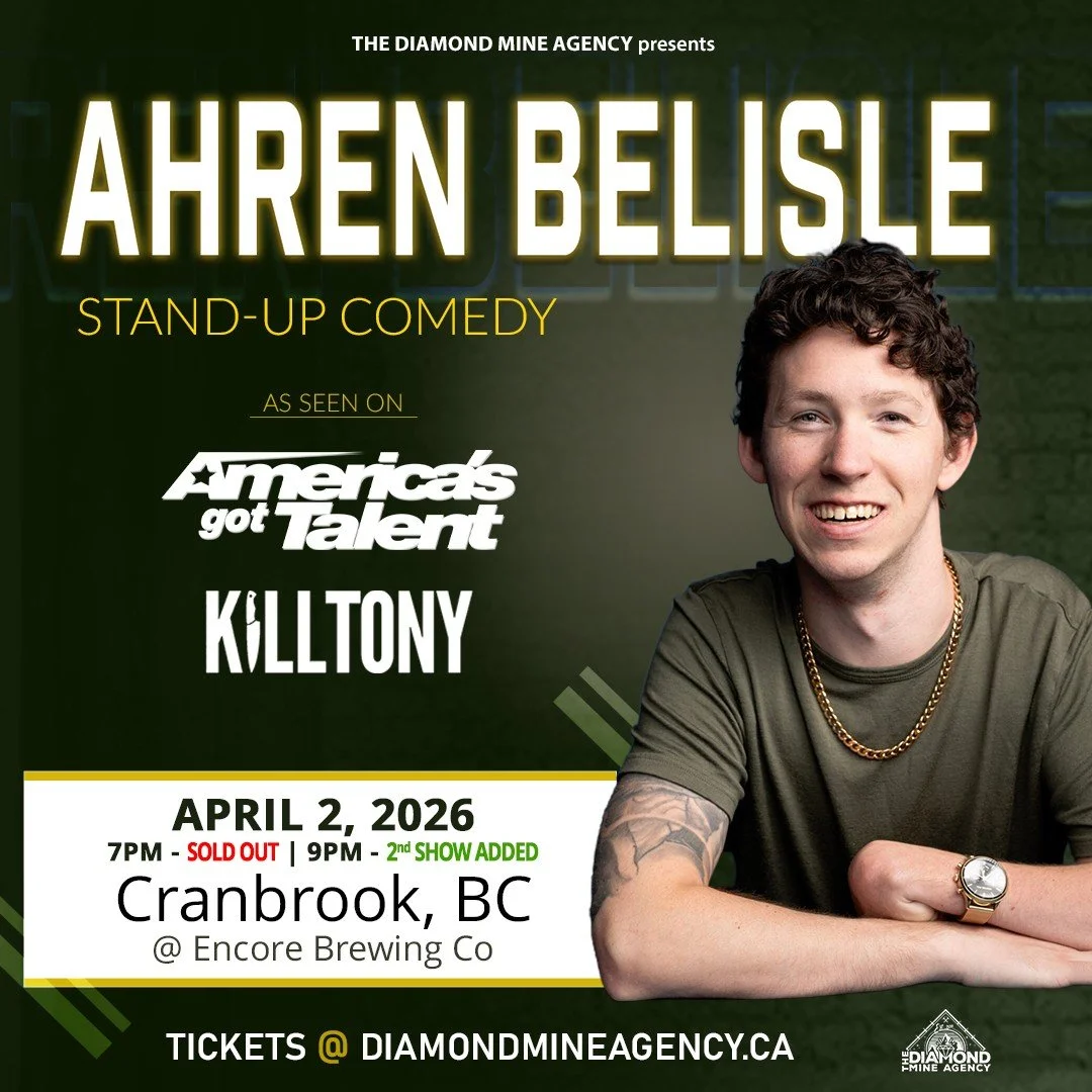 Ahren Belisle (Kill Tony / AGT) Live In Cranbrook BC - 2nd Show Added