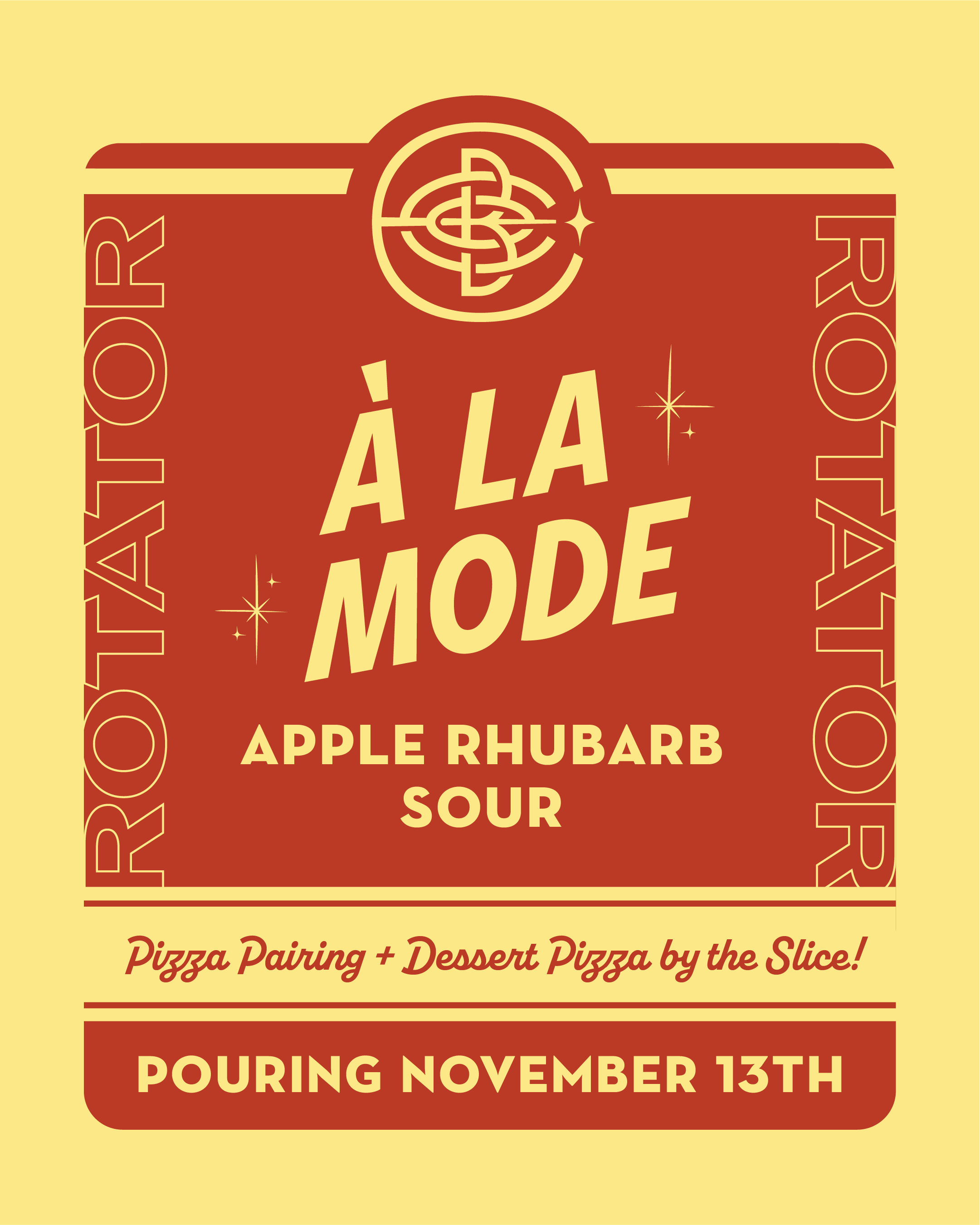 A LA MODE BEER RELEASE
