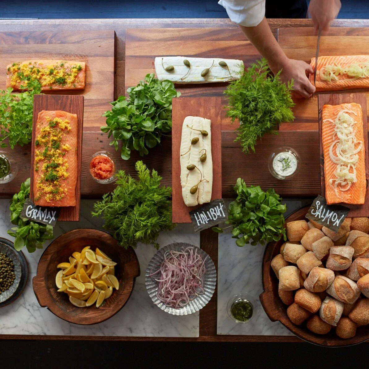 
 
 “PETER'S FOOD IS ALWAYS THE ENTERTAINMENT AT MY PARTIES” 
 
 KATE SPADE 
