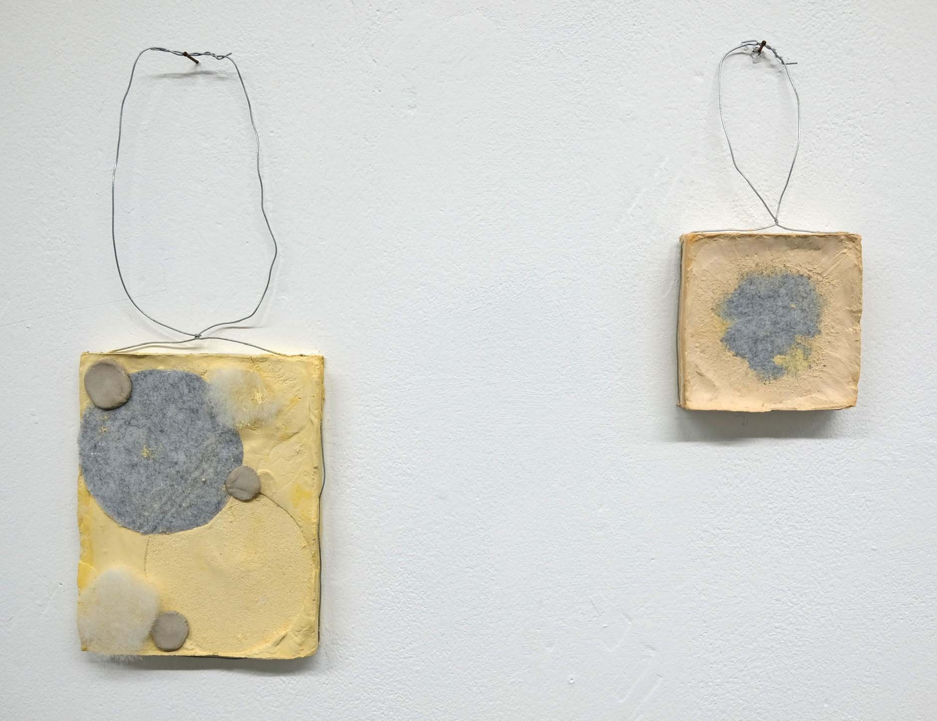 "A Fixed Cosmic Potential," Plaster and found objects, 2021