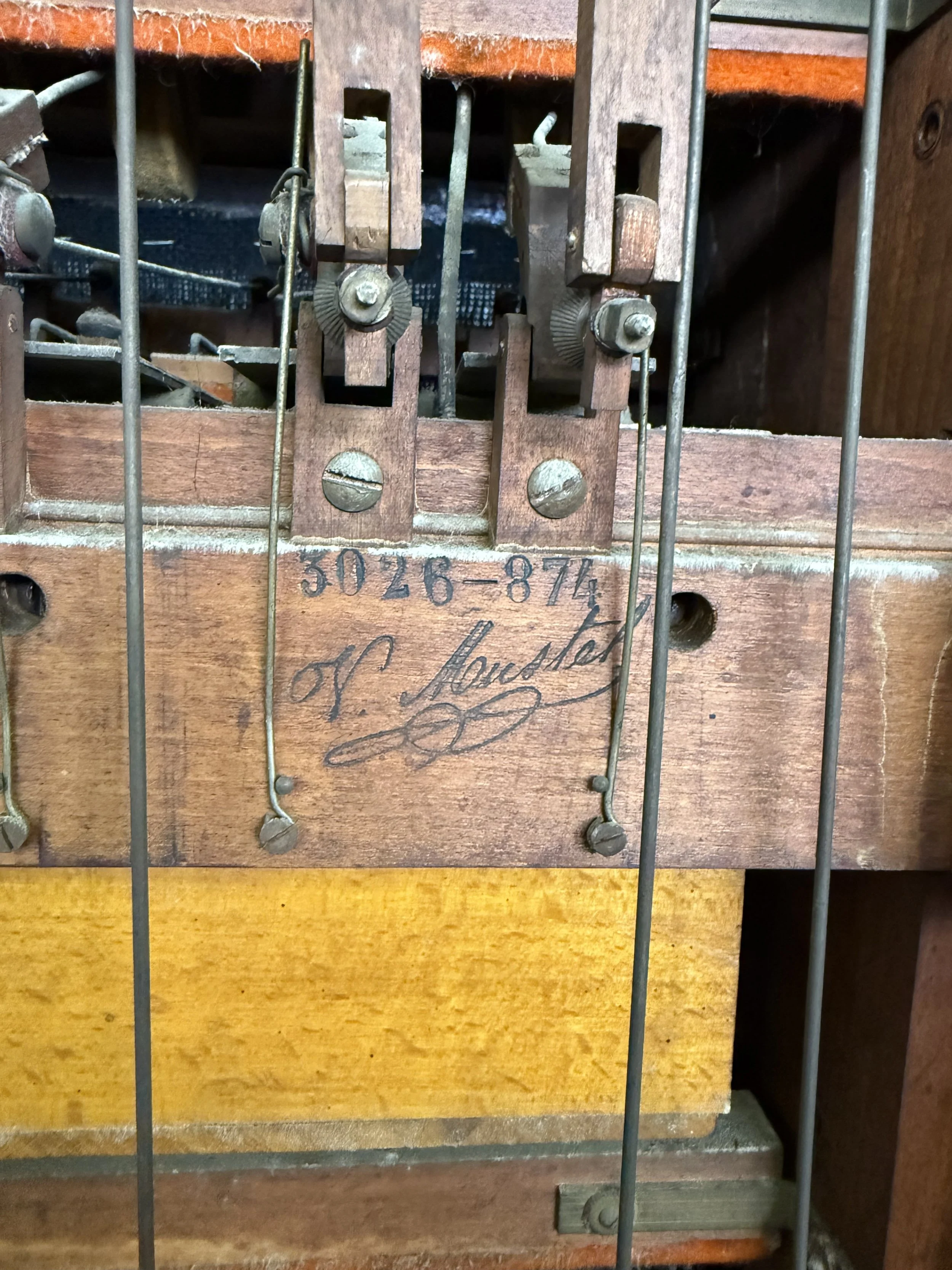 Celesta invented by V Muestel, Paris in 1886.  