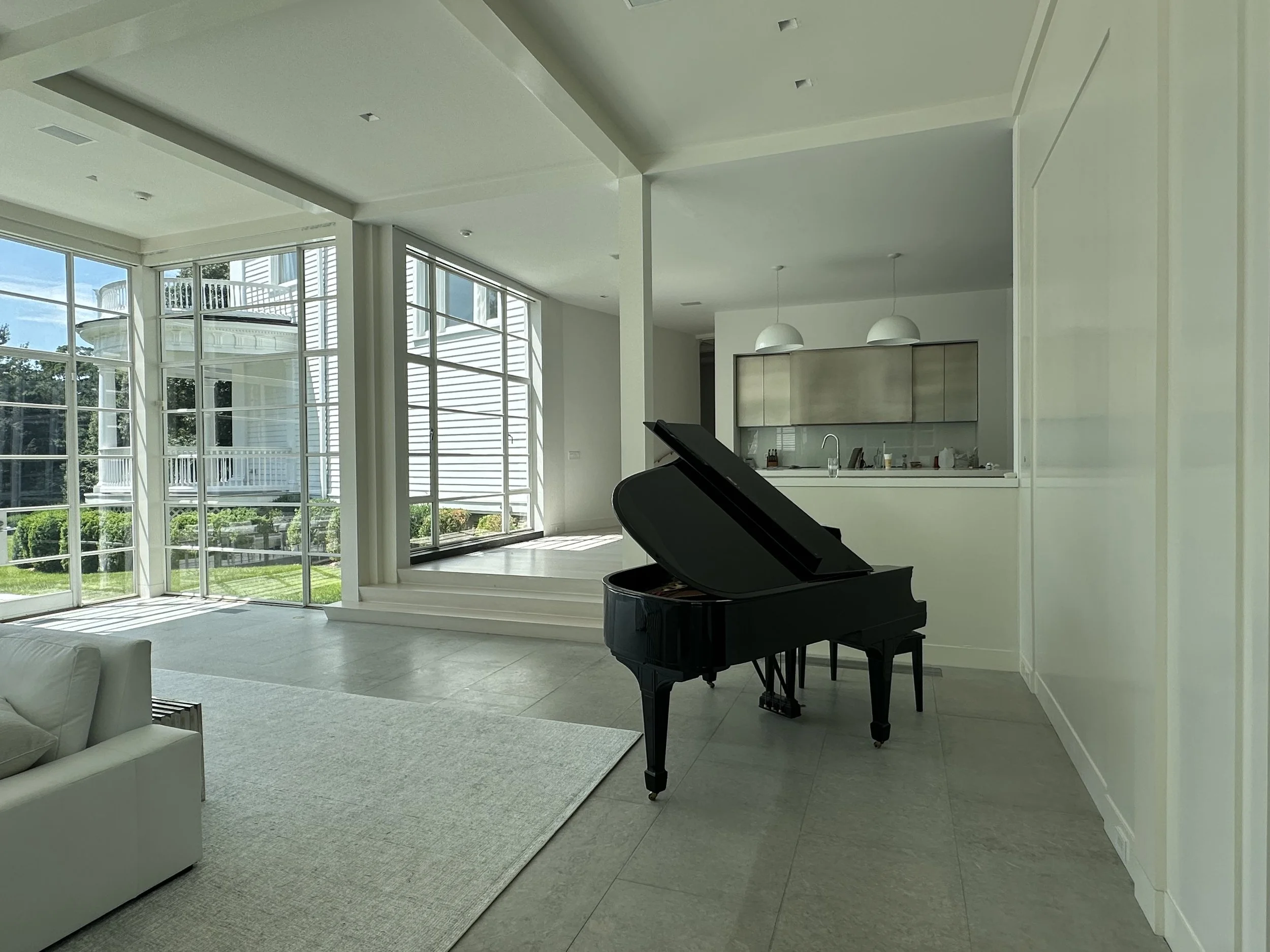 Greenwich, CT.  A masterful addition to a 1910 Georgian Revival house