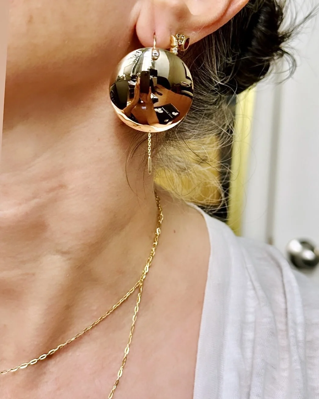 These add polish and literally have a mirror finish. #qc #polish #mirror #earring #polisher #artisan