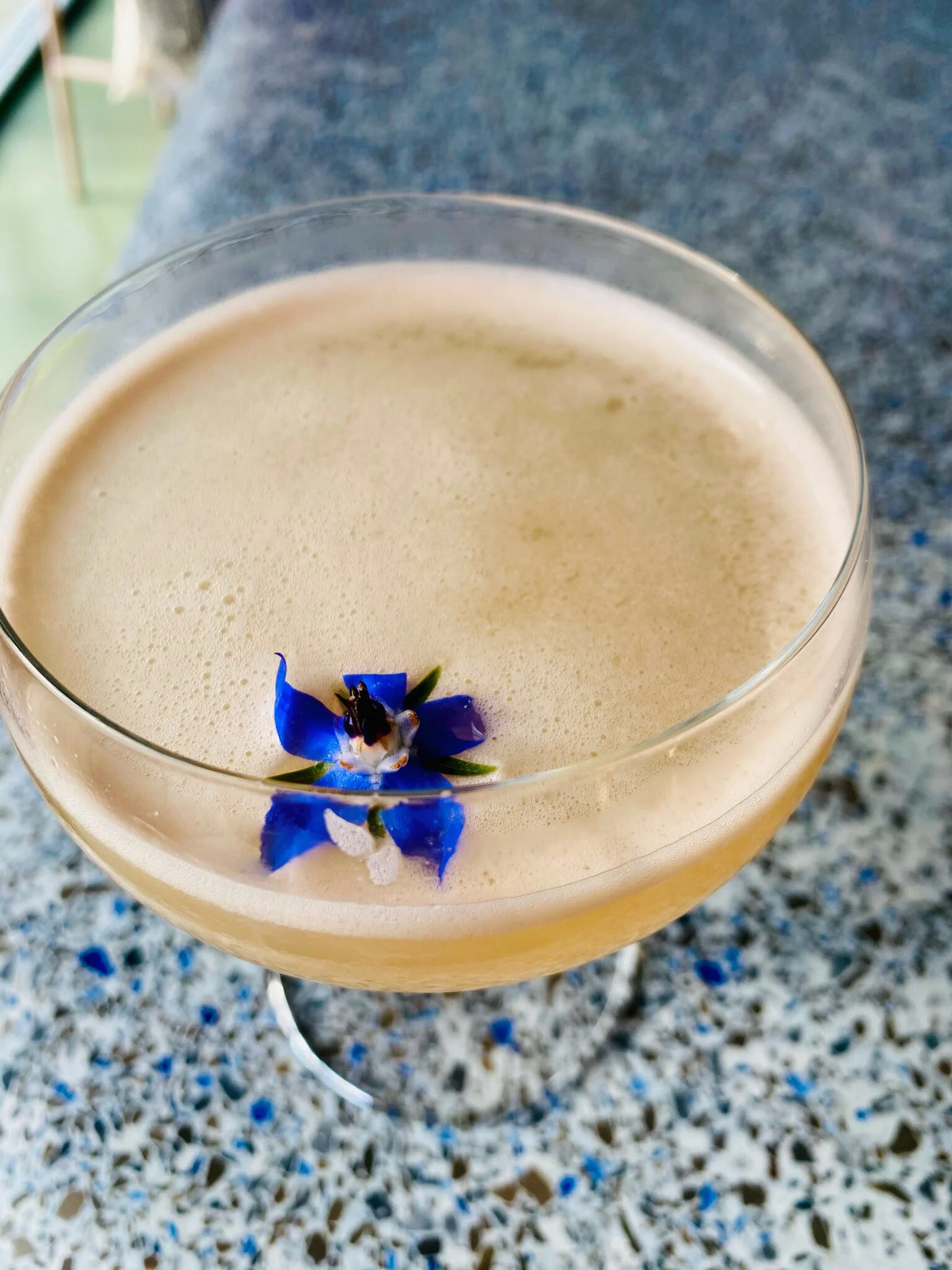 Kisu Kisu Cocktail made with Haku Vodka, Grapefruit, St. Germaine, Ginger