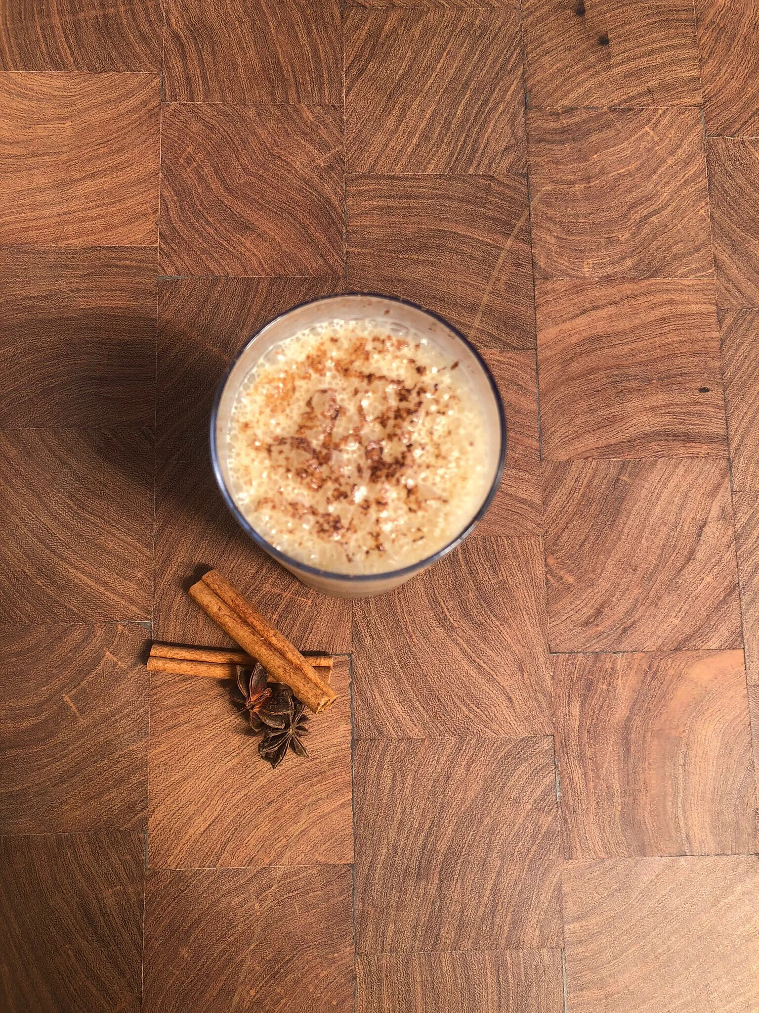 Hard Vietnamese Coffee made with Elijah Craig Small Batch Bourbon, Intelligentsia coffee, cinnamon, star anise, sweetened condensed milk