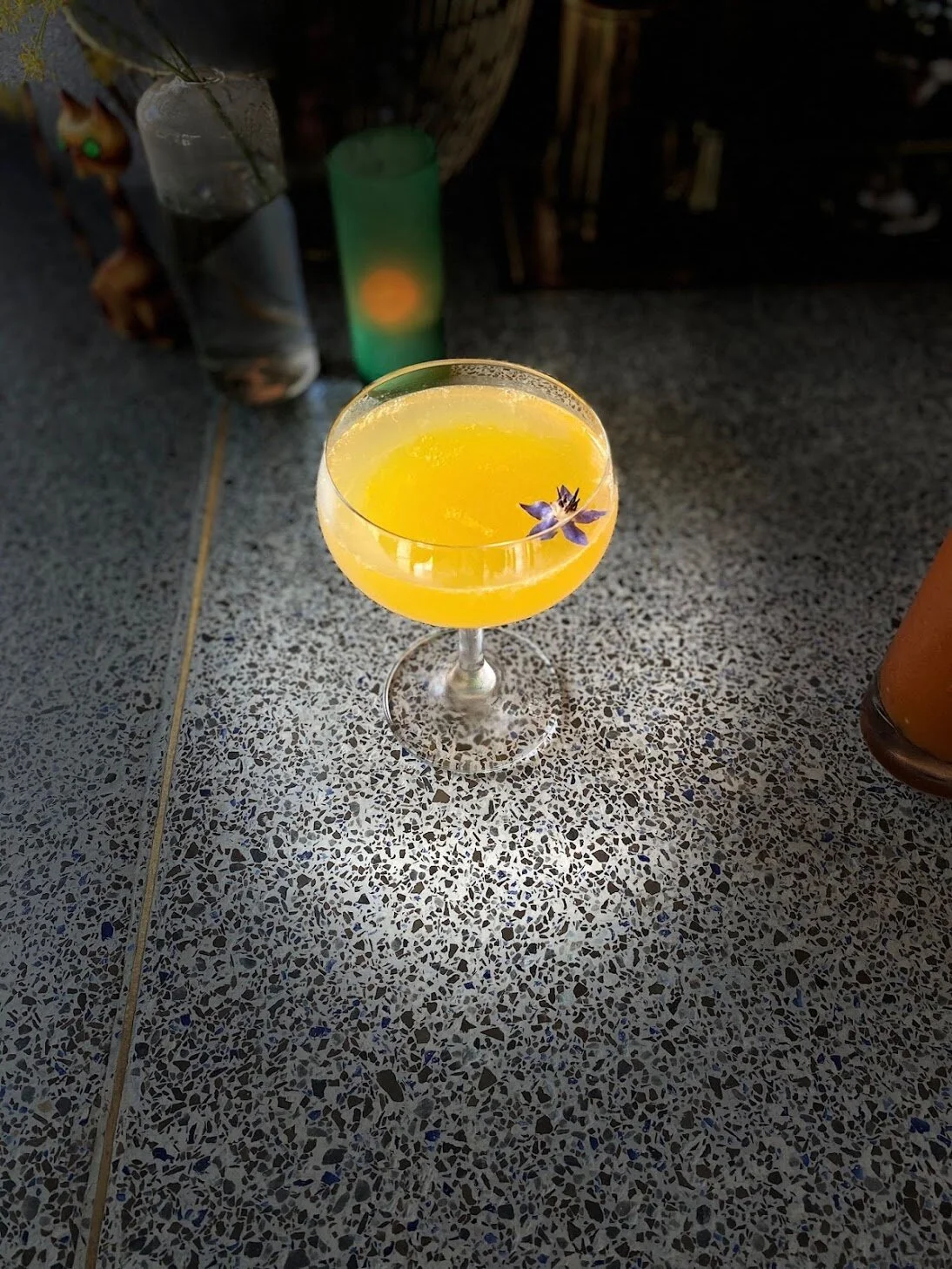 Mimosa made with folktale brut and Freshly squeezed juice.