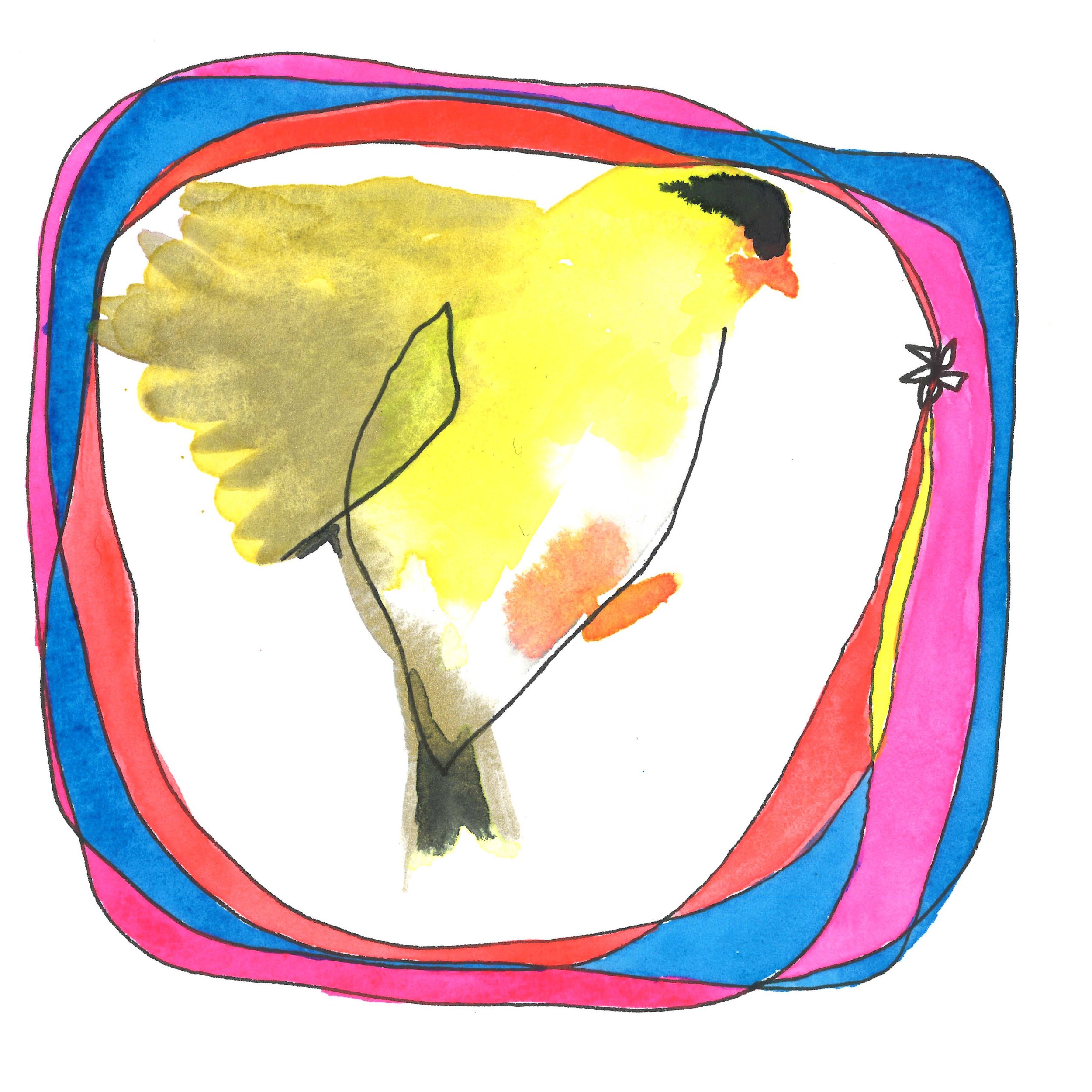 Have you ever been so happy in your life? (goldfinch)- SOLD