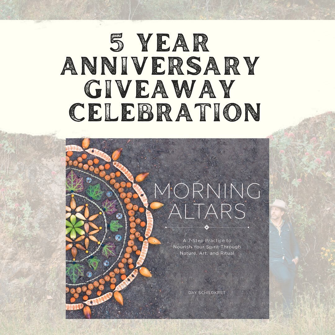 Day 2 of the 5 day GIVEAWAY to celebrate the 5-year-anniversary of &ldquo;Morning Altars: A 7-Step Practice to Nourish Your Spirit through Nature, Art and Ritual&rdquo; publication!

The giveaway is simple. For 5 days, we will be giving away 15 signe