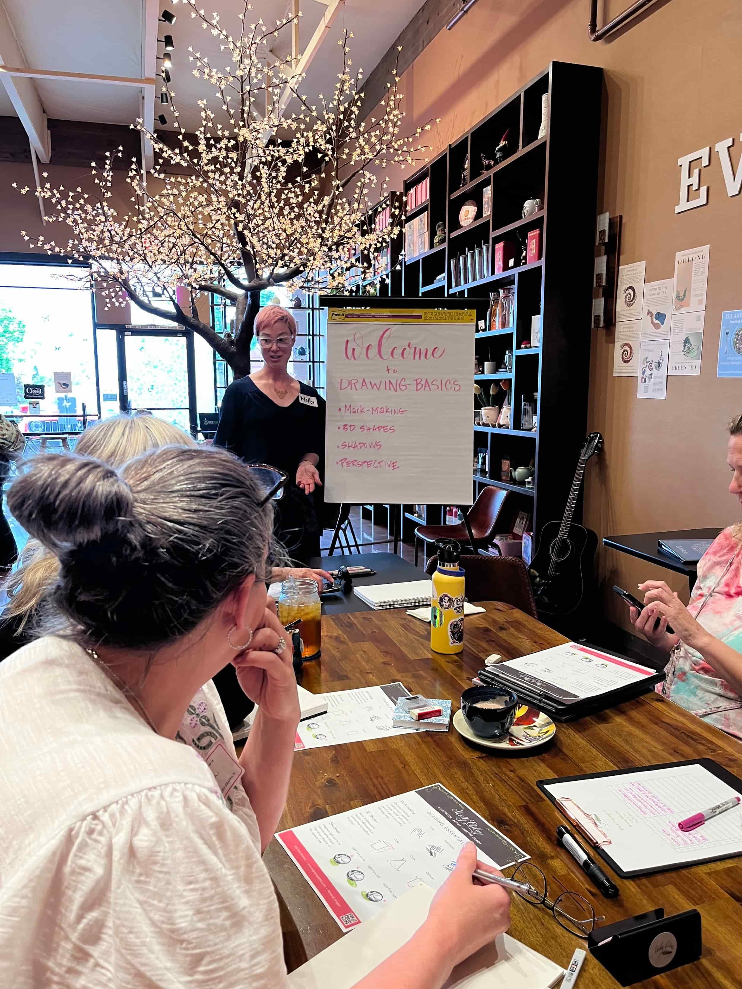 Drawing Basics workshop in Clackamas