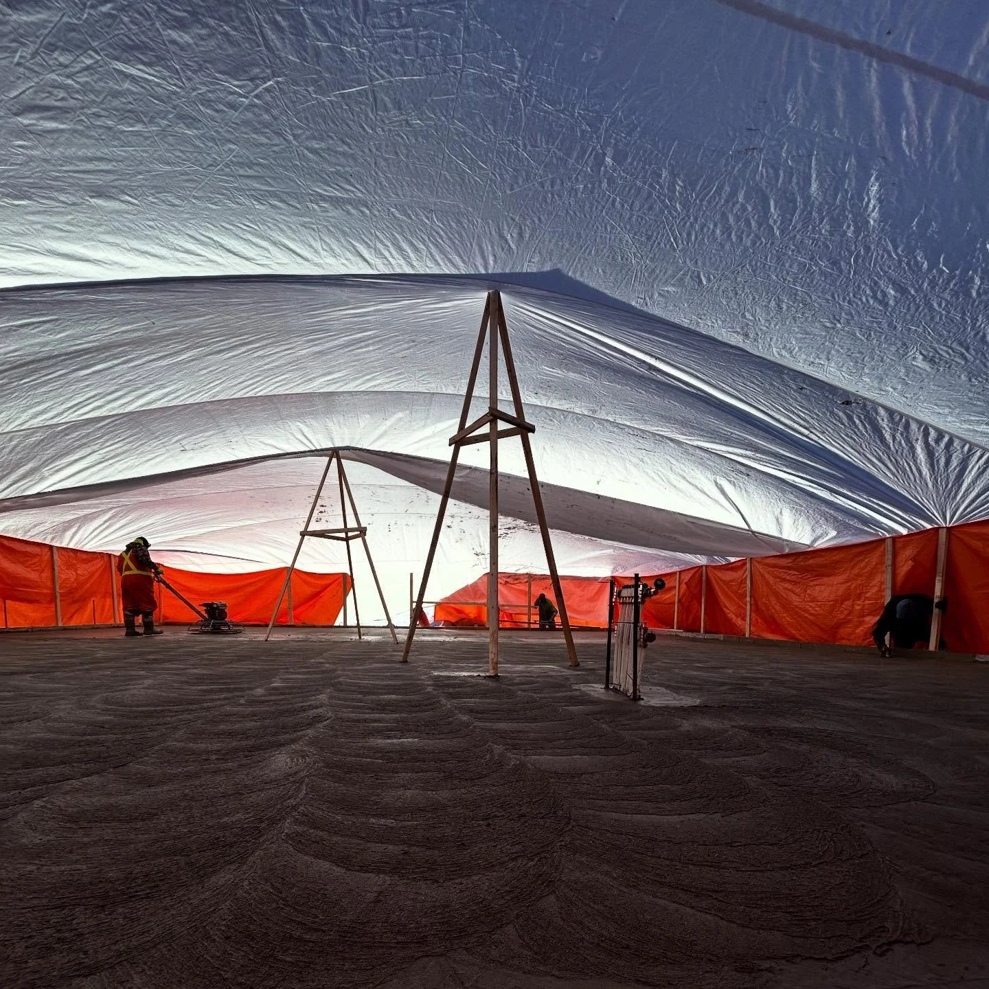 Winter ops with 400 000 BTU of heat pumpin' 🥶 #ottawaconstruction #ottawarealestate #ottawarealtor