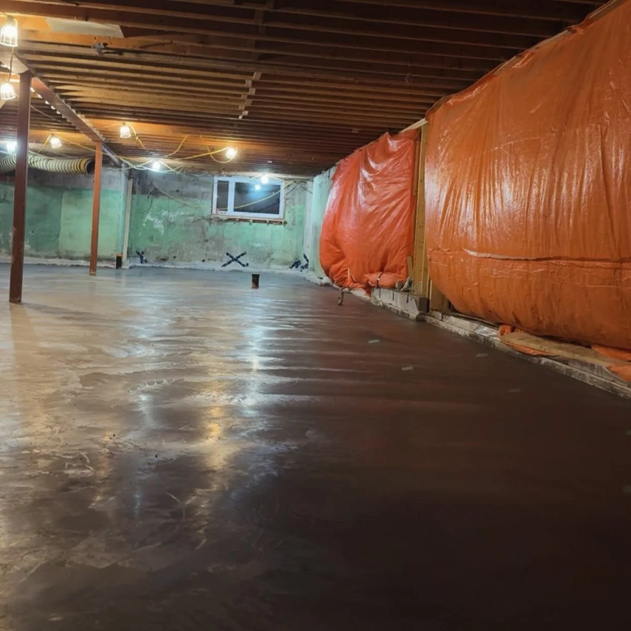 You can brush your teeth in the concrete's reflection 🪩 #ottawa #ottawaconstruction #ottawacontractor