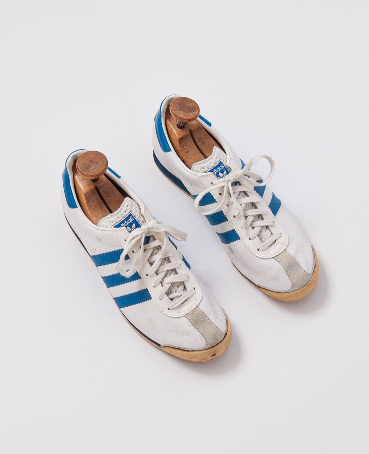 amateur naakt het winkelcentrum 1980's Size 10.5 Adidas Rom Sneakers — Good Form Vintage