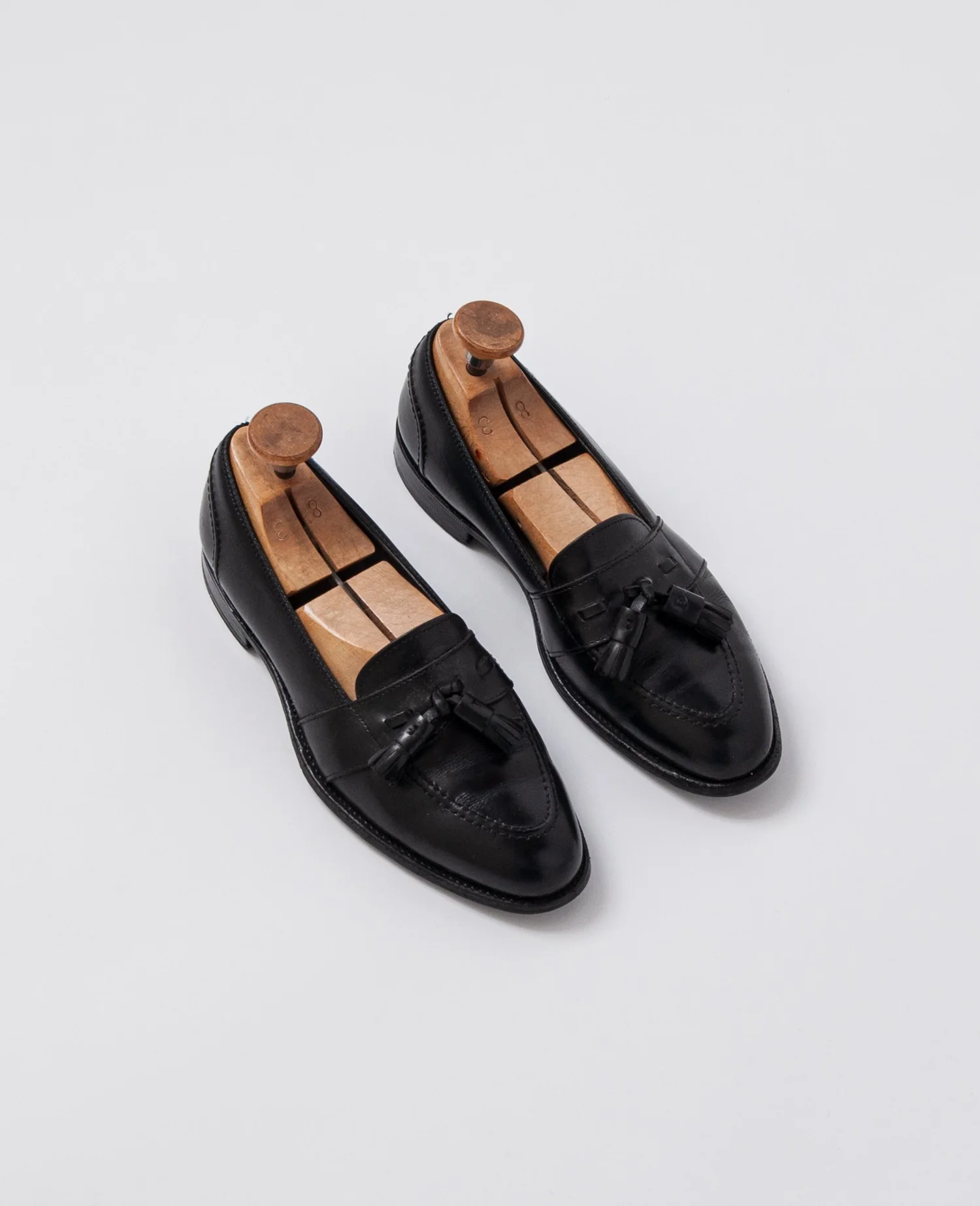 Vintage Size 9 B/D Alden 691 Full Strap Calfskin Tassel Loafer  