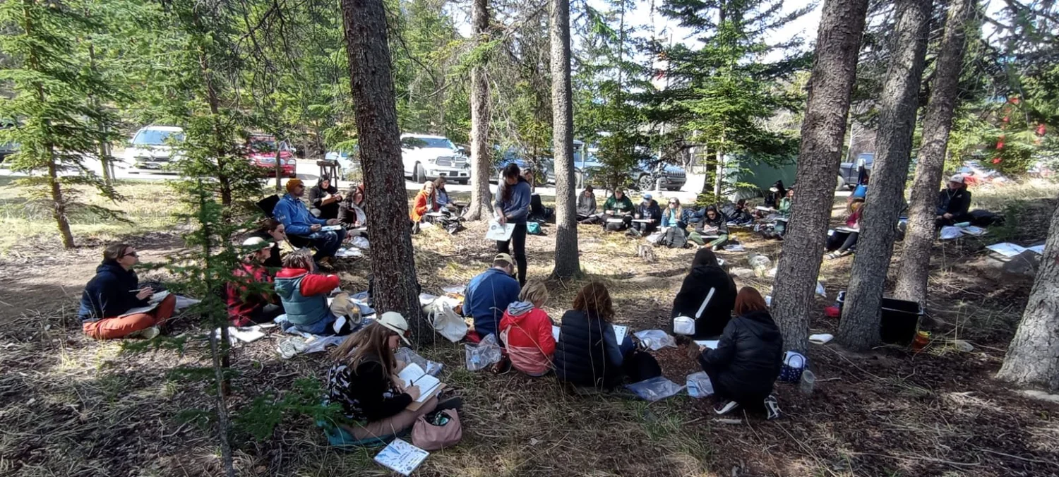 Nature journaling field experience