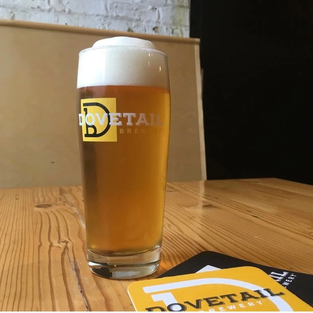 It's National American Beer Day, and we're giving a shout out to one of our Chicago breweries, Dovetail.  We currently have two Dovetail brews on draft, and they both pair well with MNF and World Series Baseball. The Helles is easy-drinking with the