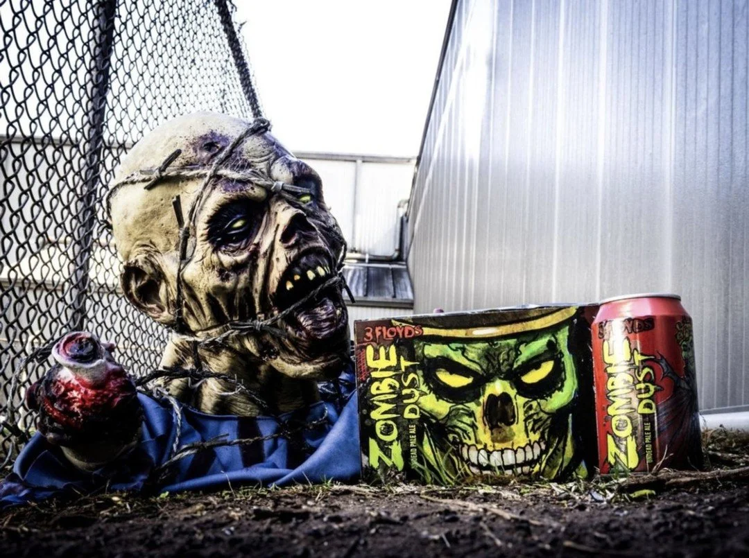 It's Halloween Eve - time for a 3 Floyds Zombie Dust! This intensely hopped ale is brewed exclusively with Citra. Medium bodied, with topical notes, big hop flavors, and a touch of pine.  Clocks in at 6.5% ABV.