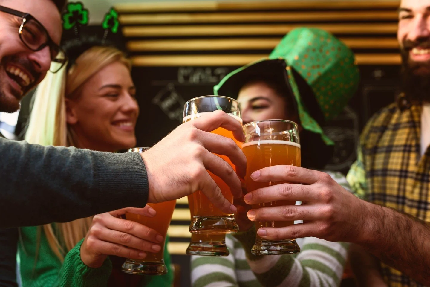 Good morning and L&aacute; Fh&eacute;ile P&aacute;draig sona duit! We're open at 11 a.m. today for green beer, Guinness, corned beef, Irish whiskey and more. Slainte!