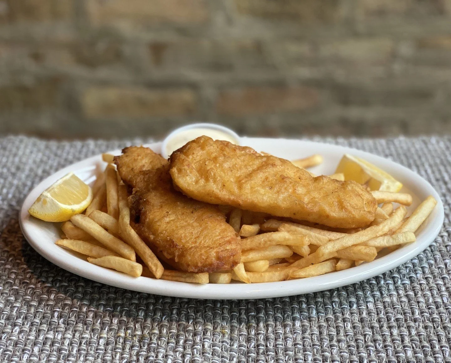 Good Friday Fish Fry! We&rsquo;re featuring Fish &amp; Chips, an entr&eacute;e of beer-battered whitefish with fries and house tartar sauce ($19); and a Fried Fish Sandwich, with beer-battered whitefish, lettuce, tomatoes, red onions, pickles and hou