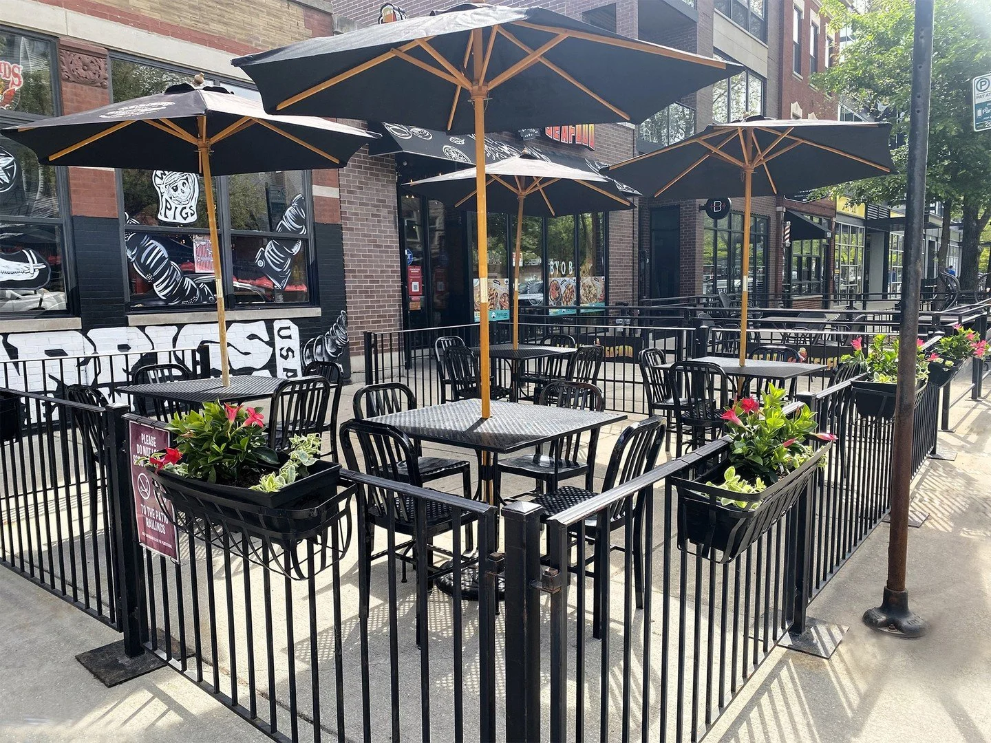 Yes - our patios are open for the season - get out and enjoy this unseasonably warm weather! 
.
.
.
.
.
#chicagofunauthority #chicagodrinks #chicago #chicagobars #chicagogram #chicagogrammer #chicagodrinks #westtownchicago  #macswoodgrilled #wickerpa