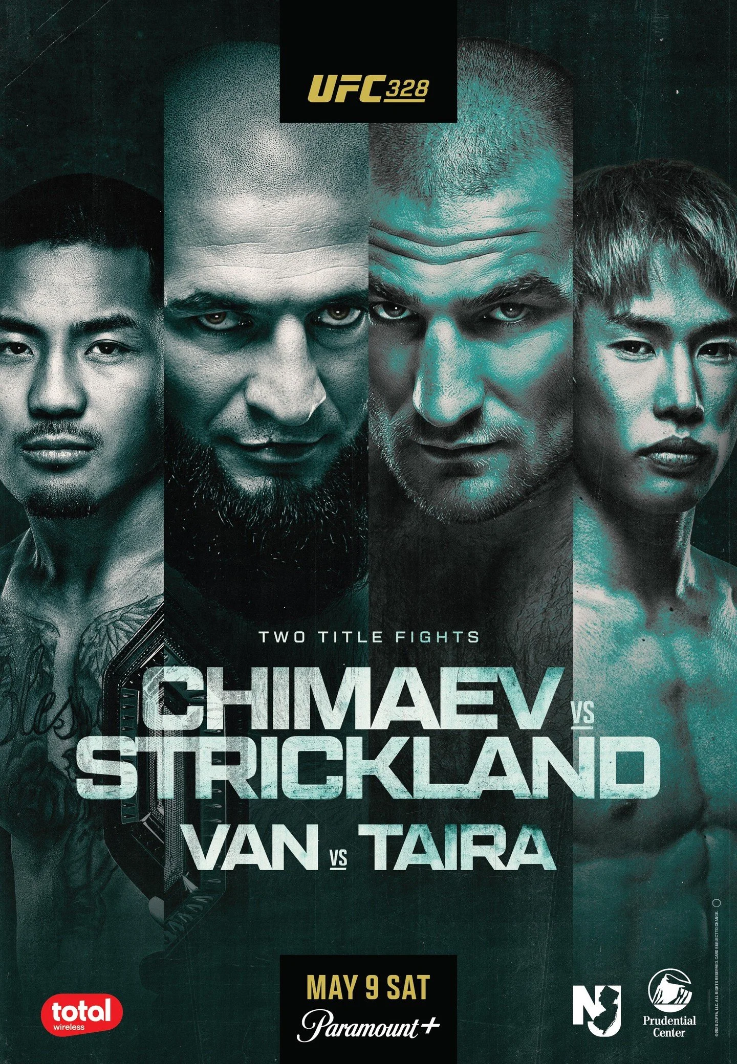 Save the Date: UFC 328 viewing party Saturday, May 9! The middleweight title is on the line in the headliner when champion Khamzat Chimaev battles Sean Strickland. It&rsquo;s Chimaev&rsquo;s first defense since dethroning Dricus du Plessis. The co-ma