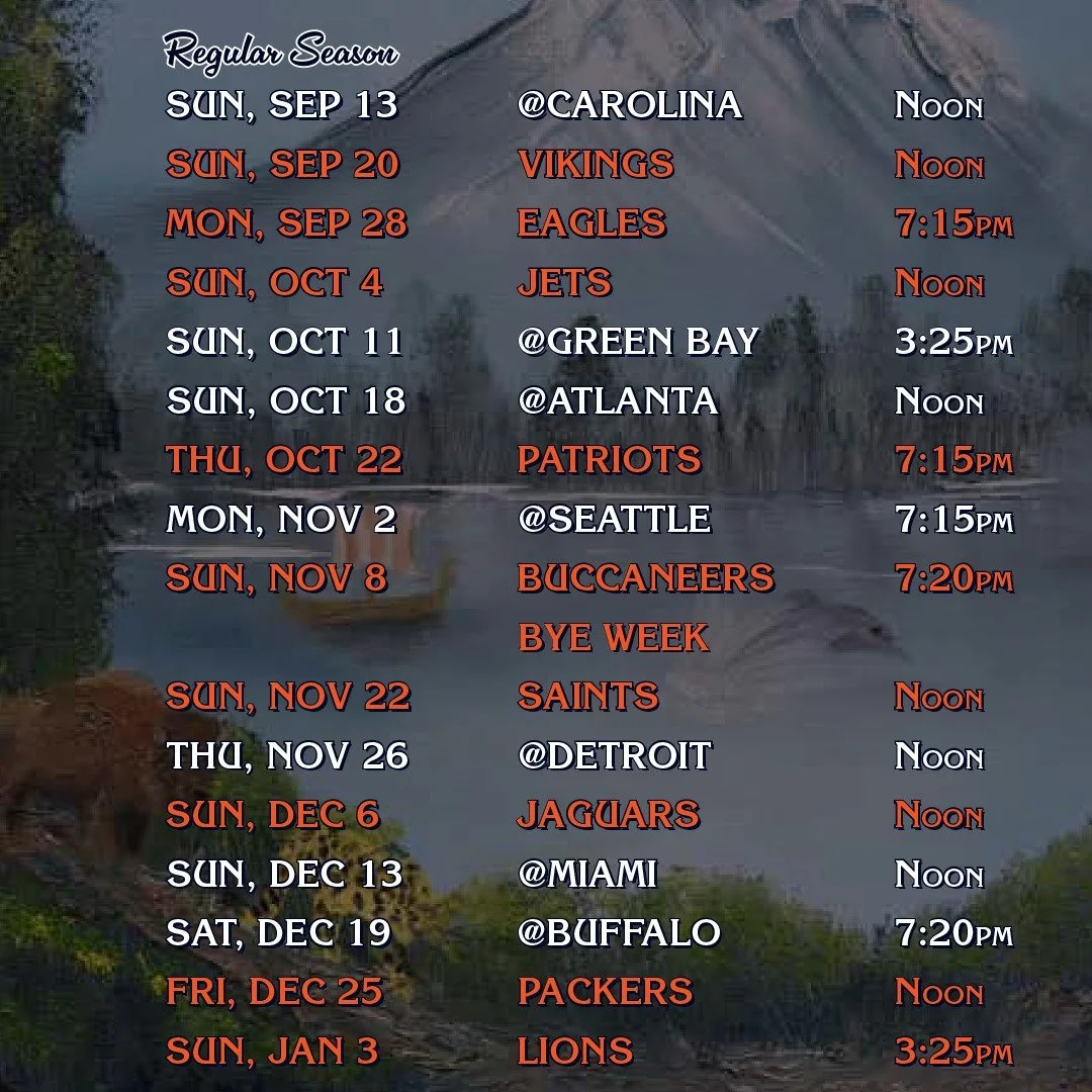 ICYMI: the Chicago Bears 2026 schedule was released a few days ago. September 13 will be here before you know it! Bear Down! 
.
.
.
.

#chicagofunauthority #chicagodrinks #chicago #chicagobars #chicagobeer #chicagobeers #chicagodrinks #westtownchicag